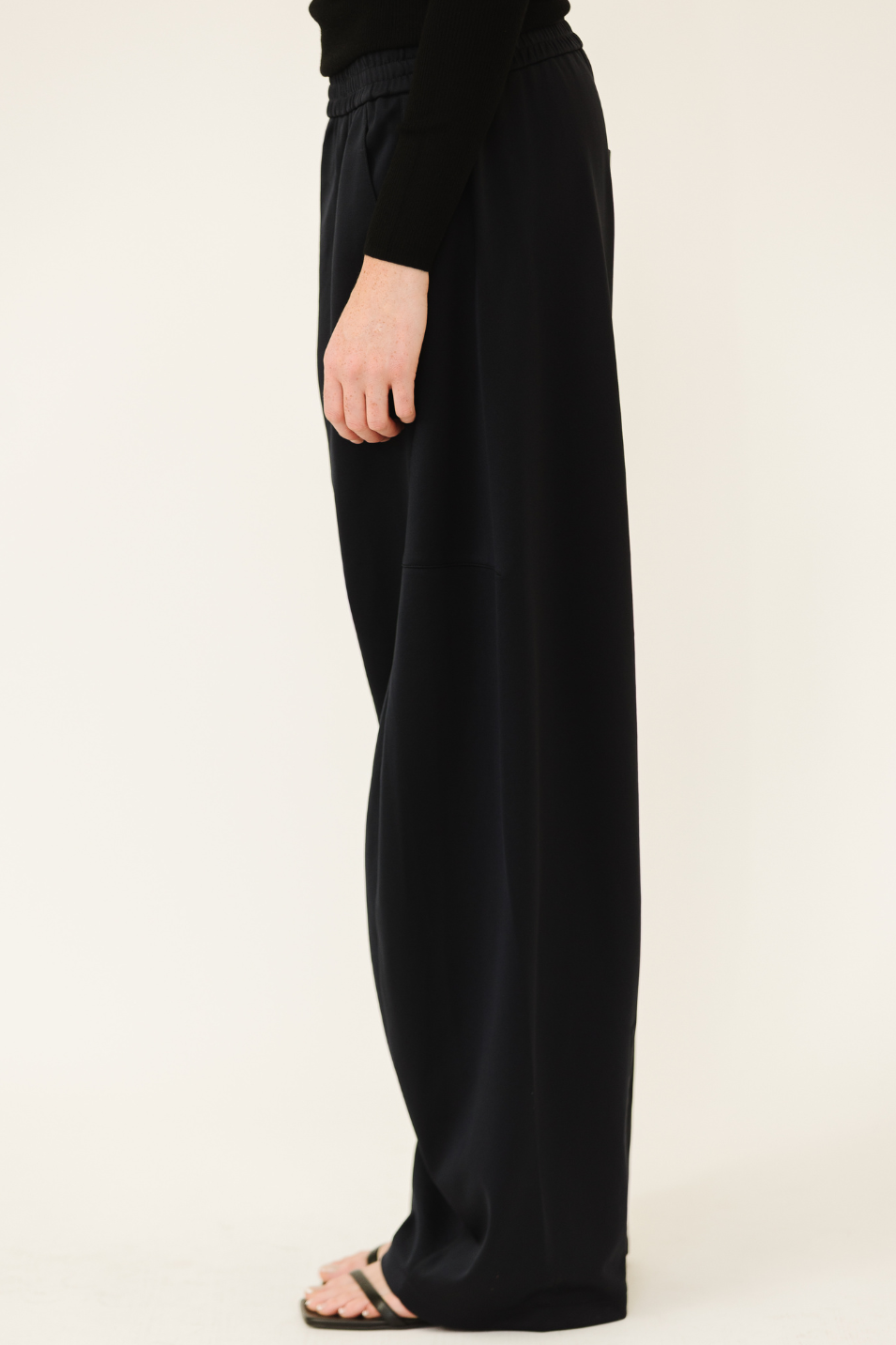 Tibi Active Knit Winslow Pant in Navy | Shop Tula