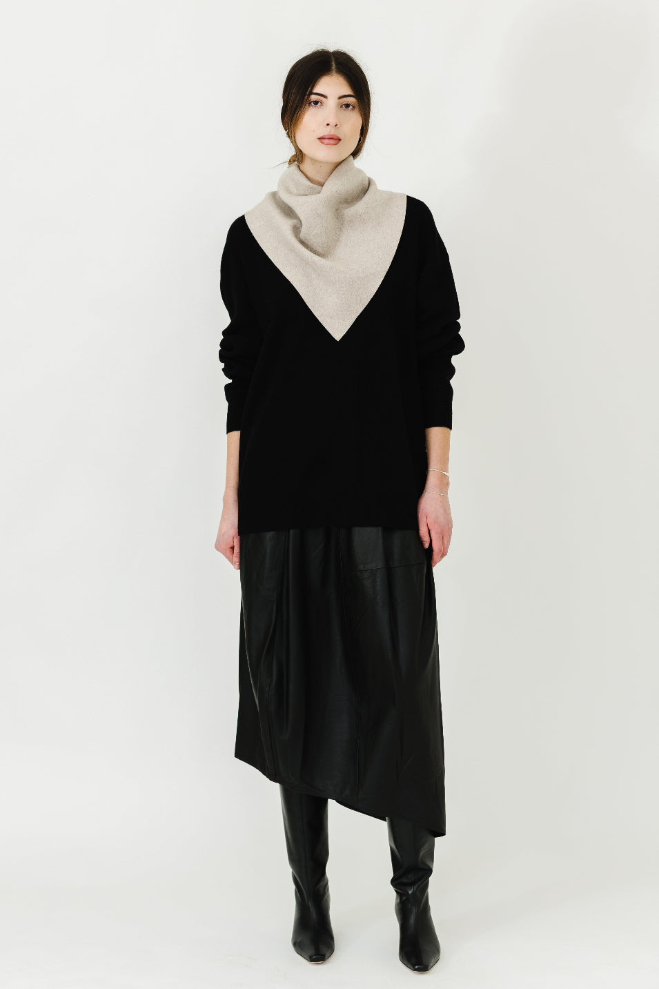 Tibi Anna Wool Cut Out Racerback Pullover | Shop Tula