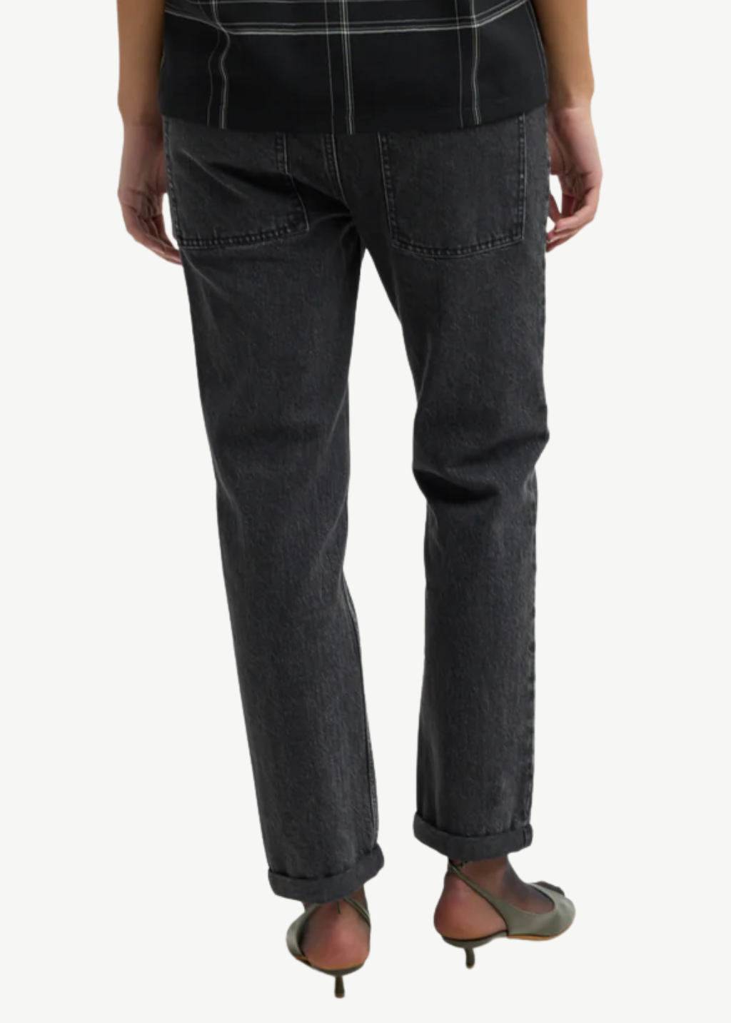 Tibi Black Denim Willem Jean | Shop Tula