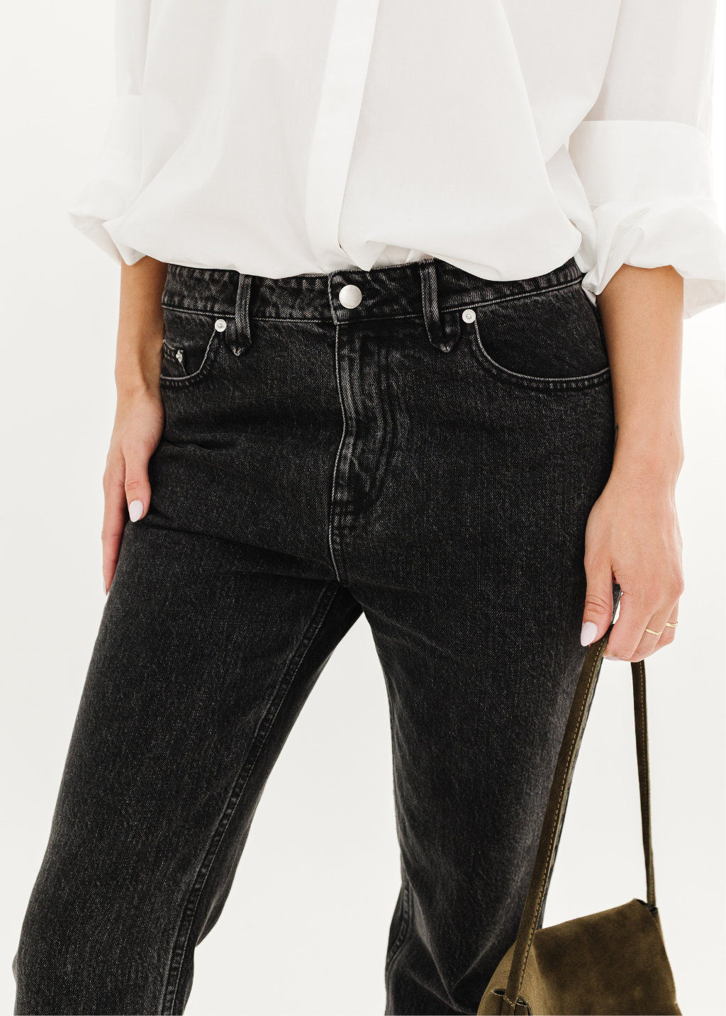 Tibi Black Denim Willem Jean | Shop Tula