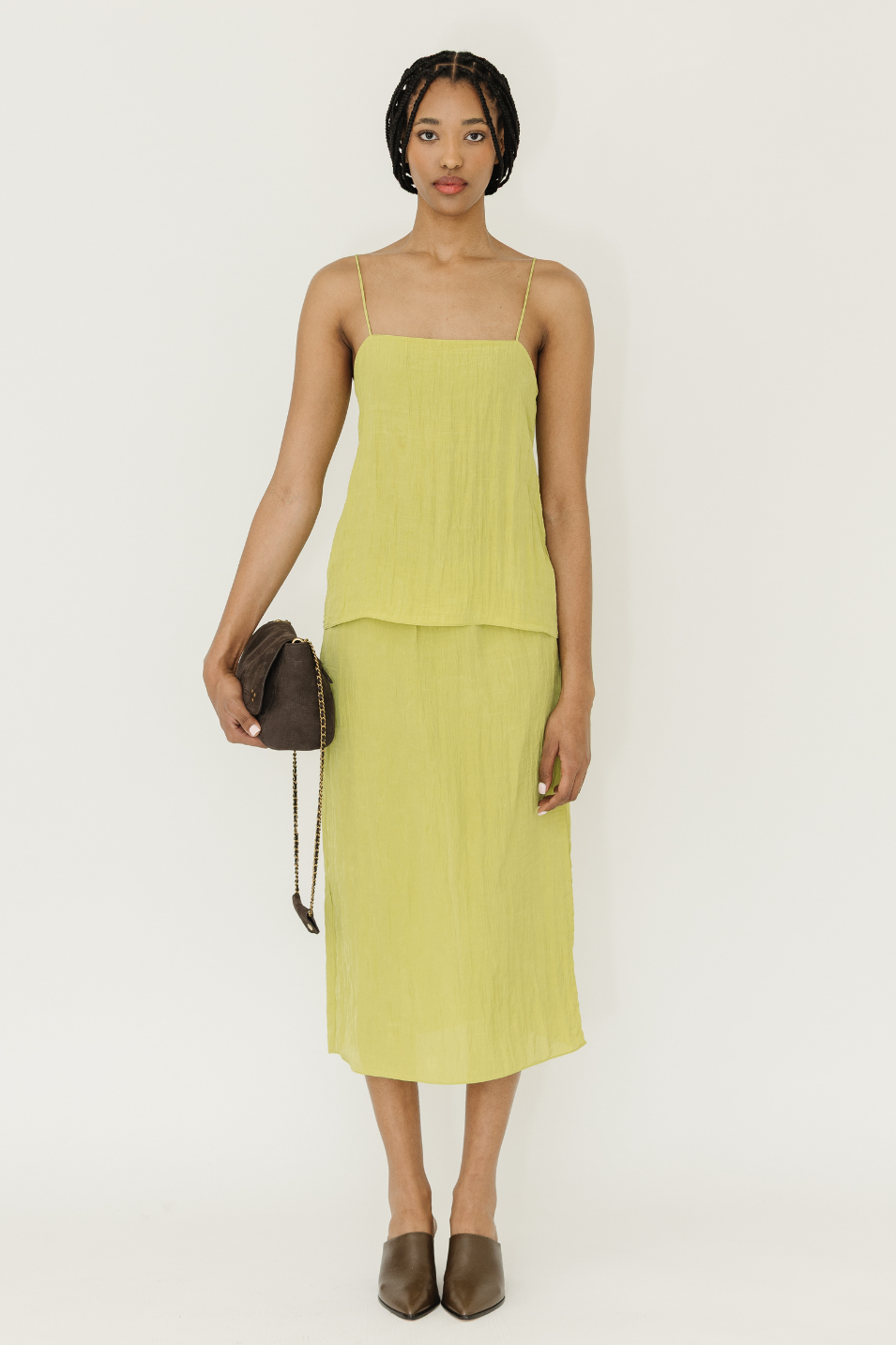 Tibi Crinkle Slip Skirt | Shop Tula