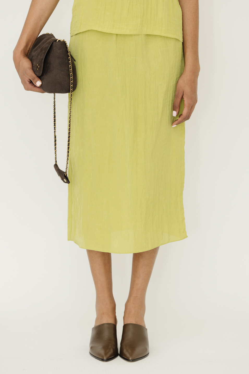 Tibi Crinkle Slip Skirt | Shop Tula