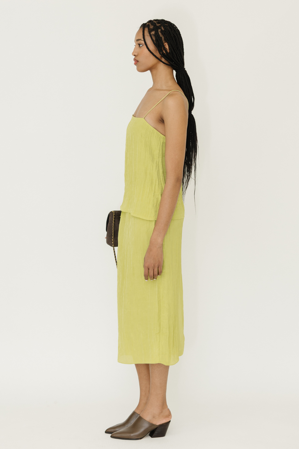 Tibi Crinkle Slip Skirt | Shop Tula