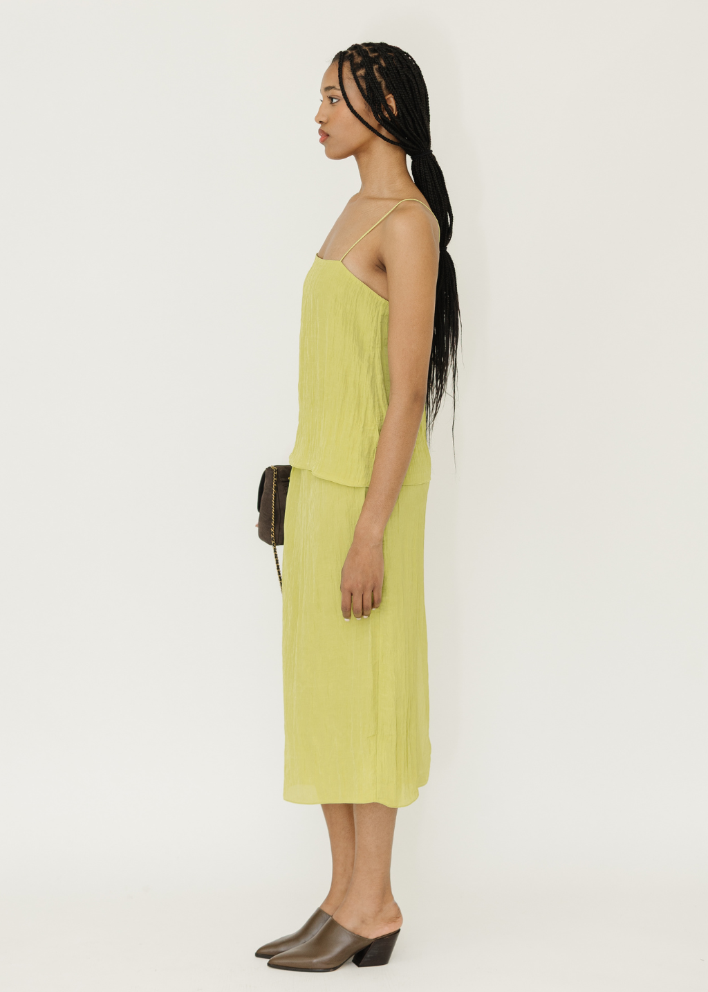 Tibi Crinkle Slip Skirt | Shop Tula