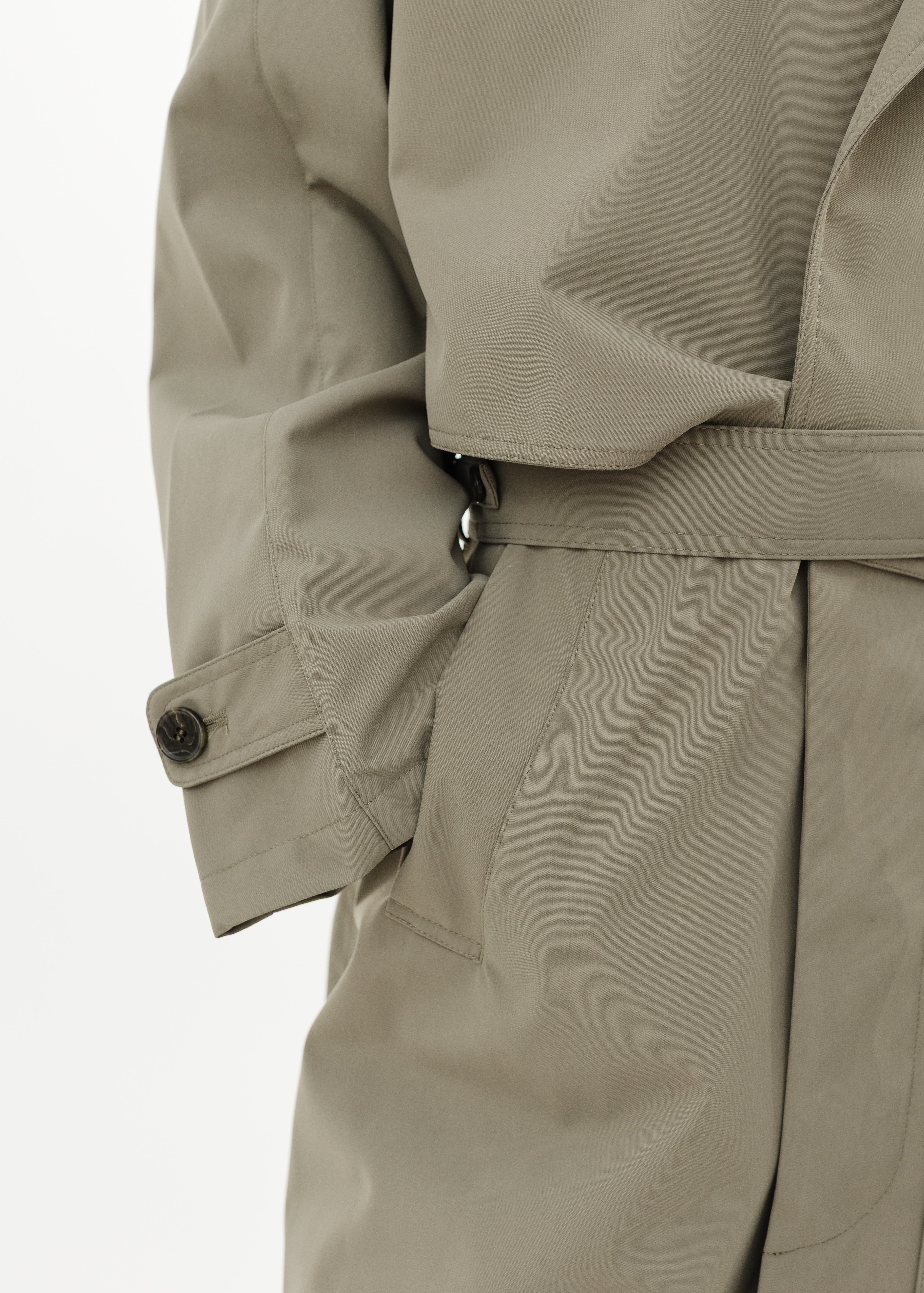 Tibi Double Collar Frank Trench | Shop Tula