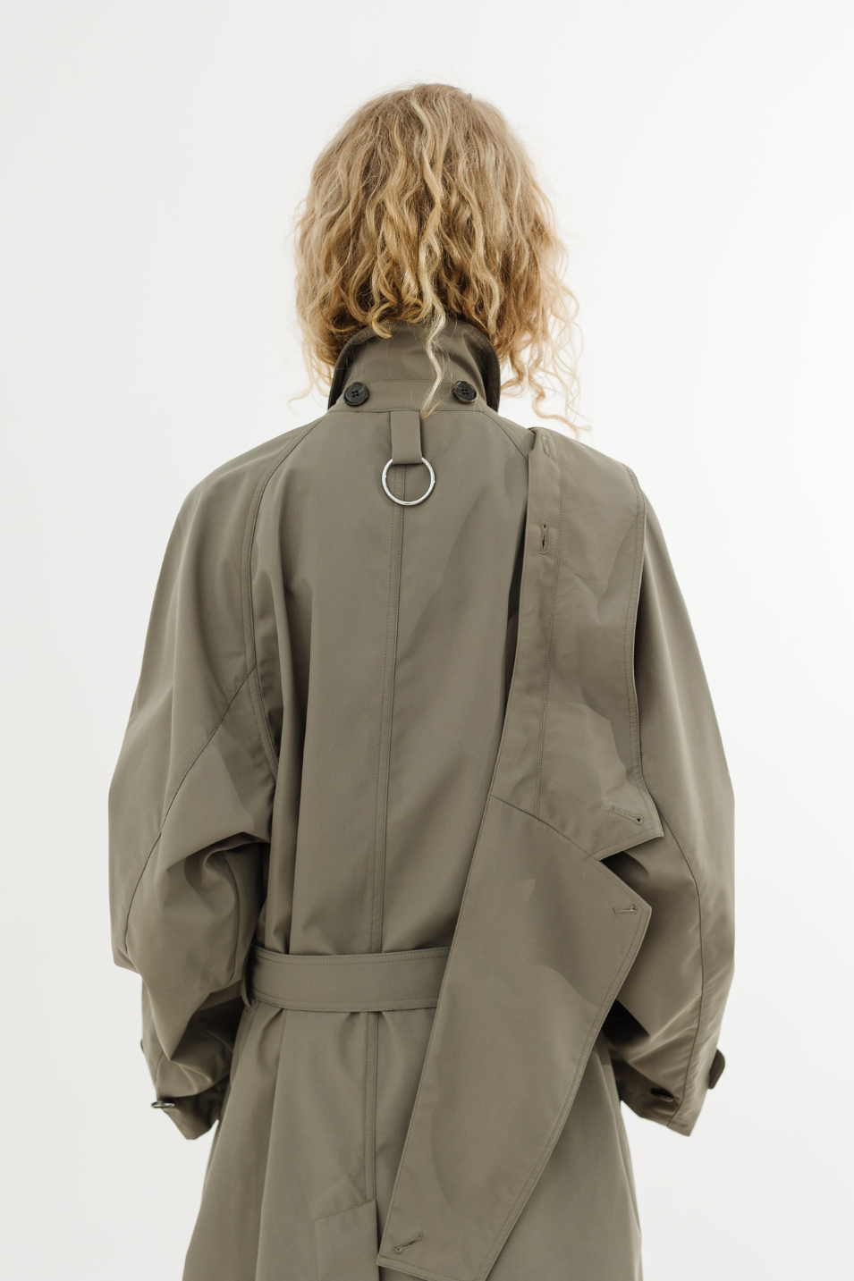 Tibi Double Collar Frank Trench | Shop Tula