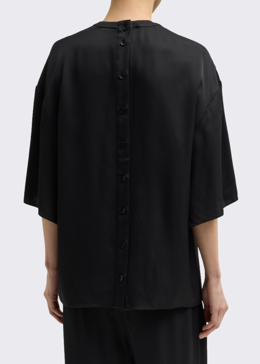 Tibi Eco Slit Easy T | Shop Tula