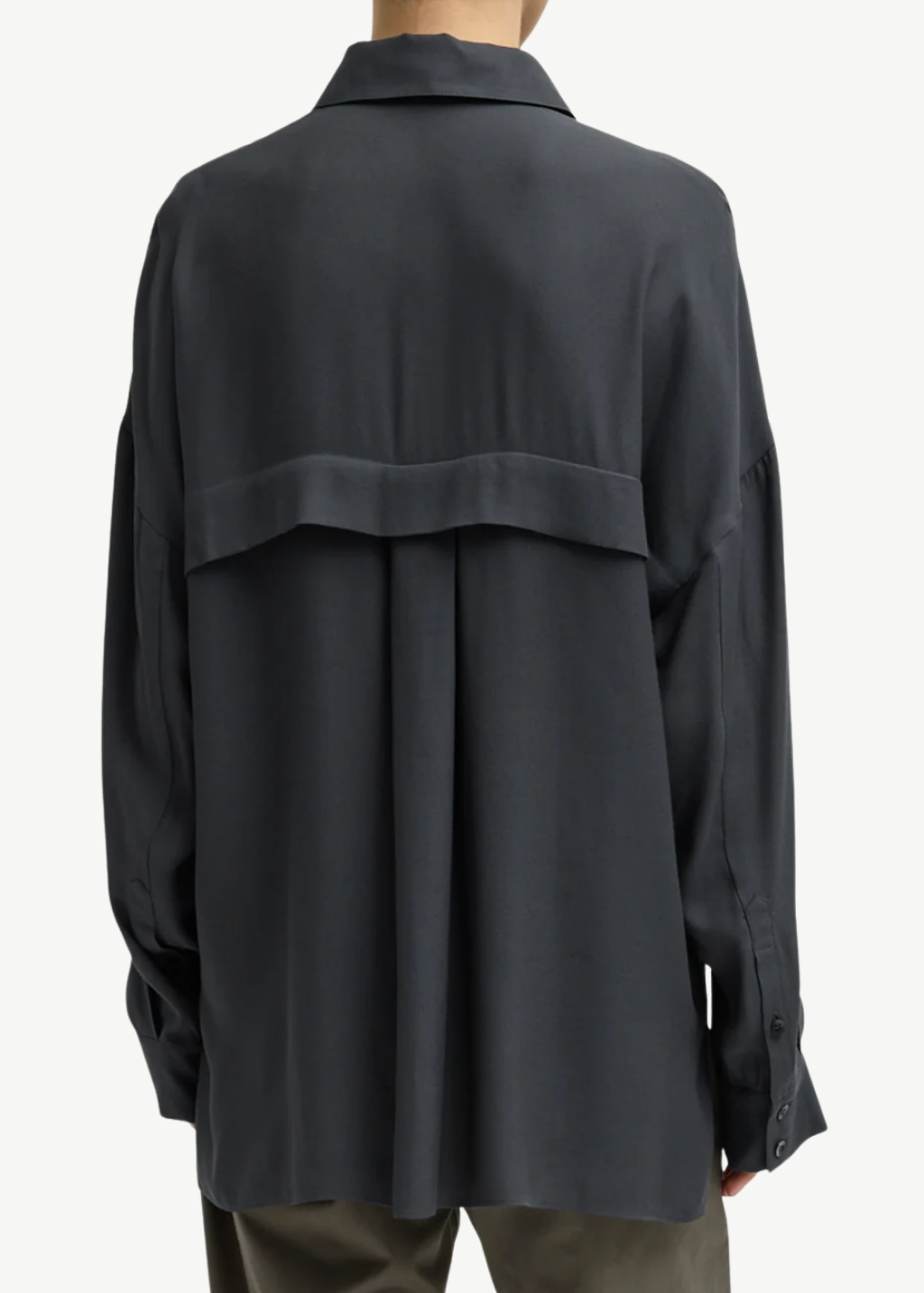 Tibi Feather Weight Eco Crepe Oversized Shirt | Shop Tula