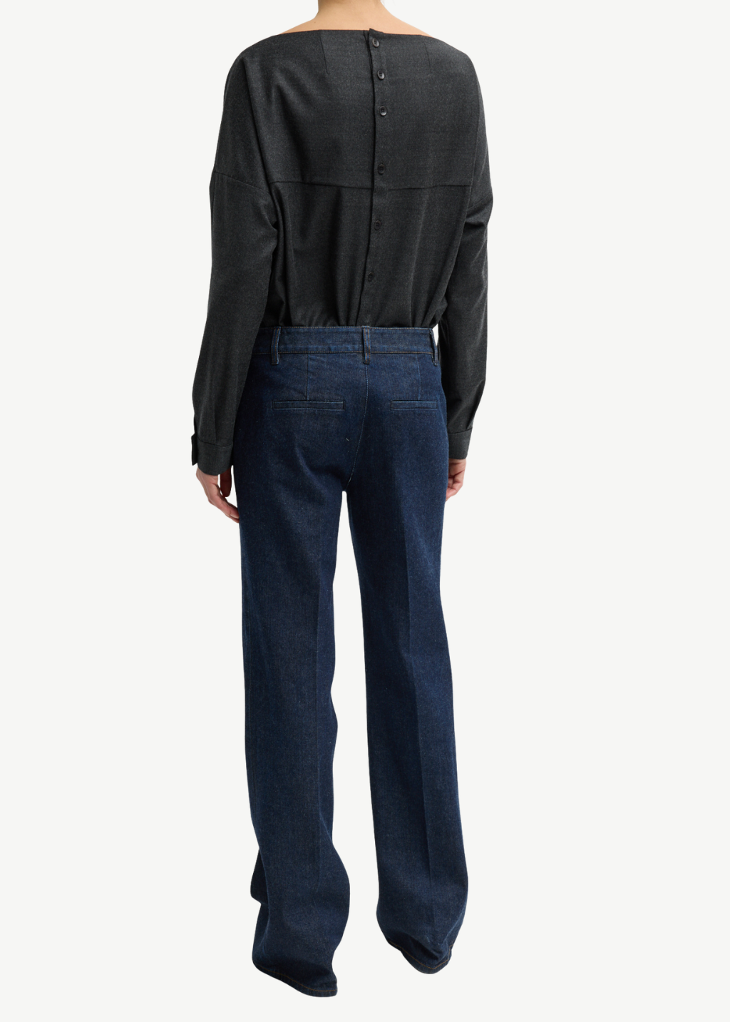 Tibi Indigo Pat Trouser Jean | Shop Tula
