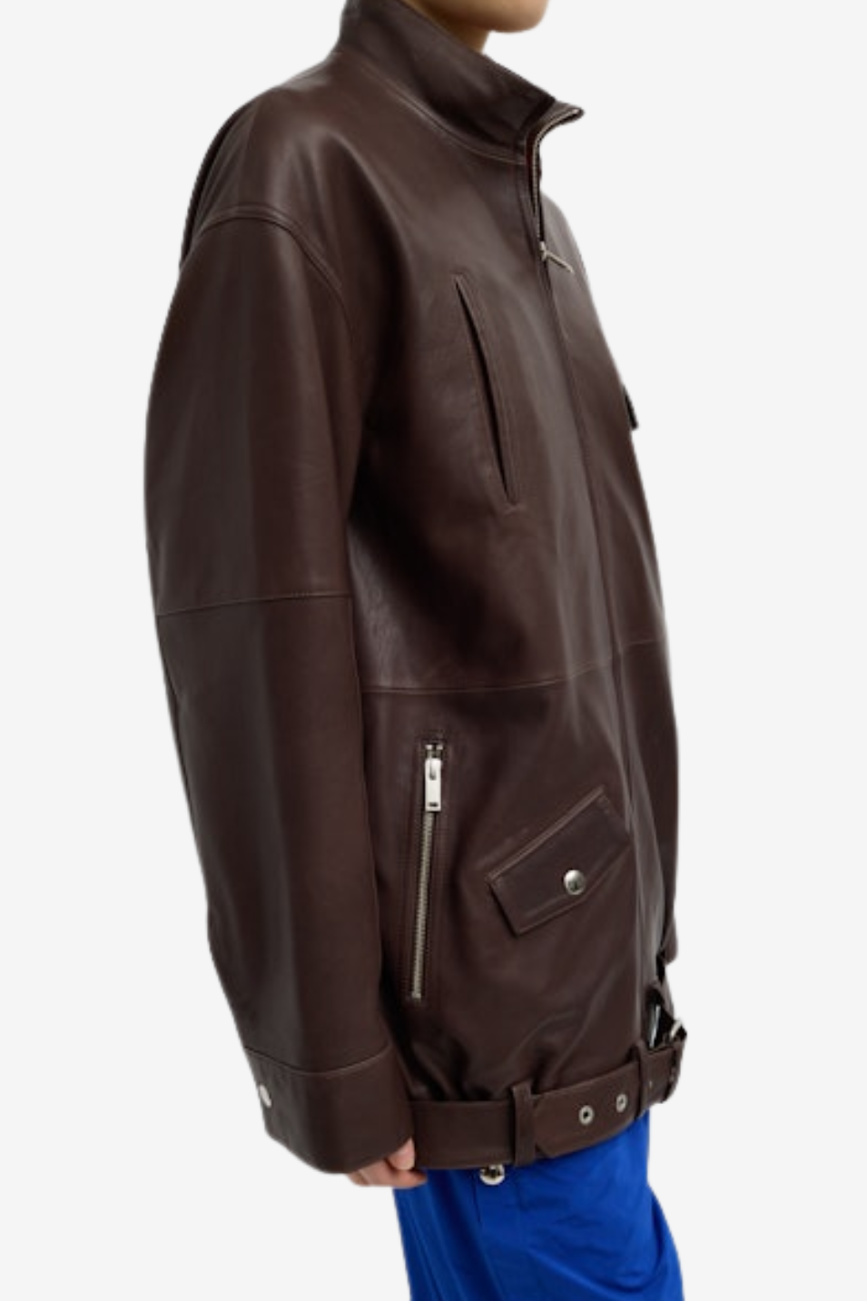 Tibi Leather Moto Bomber | Shop Tula