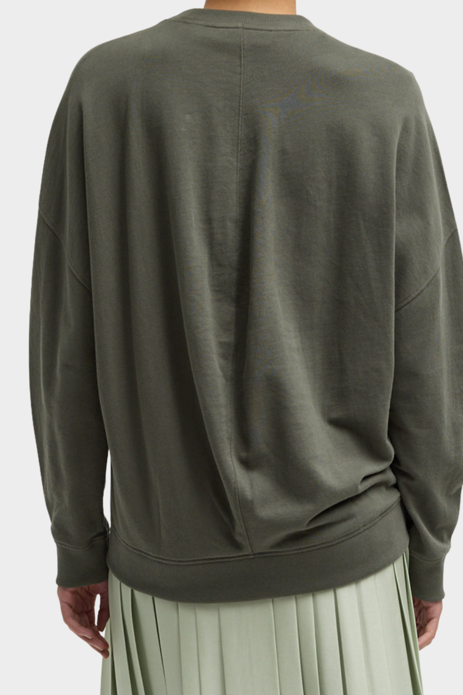 Tibi Light Weight Sweatshirting Crewneck Sweatshirt | Shop Tula