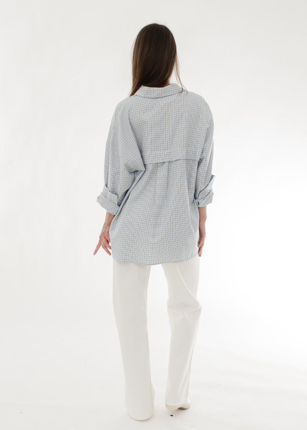 Tibi Linus Check Oversized Shirt | Shop Tula