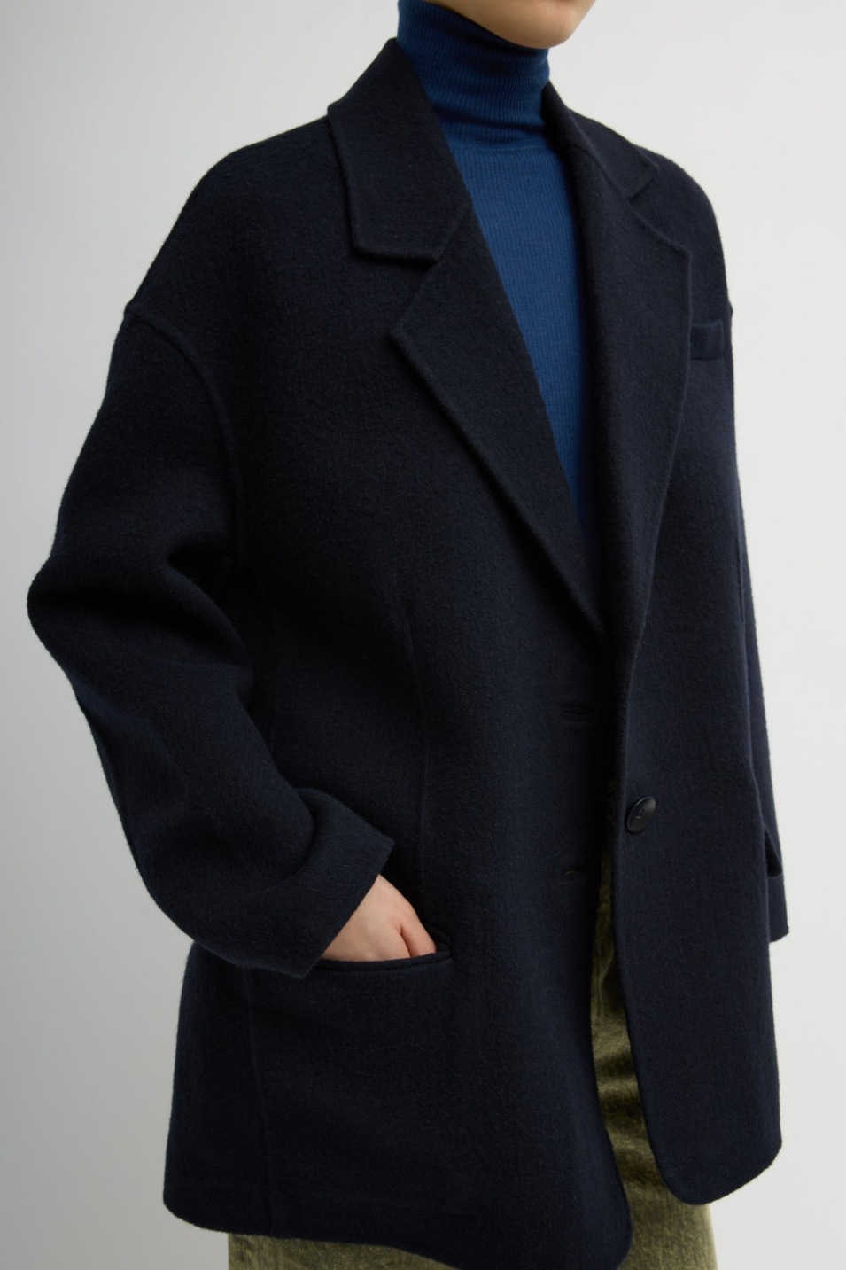 Tibi Luxe Wool Angora Liam Blazer | Shop Tula