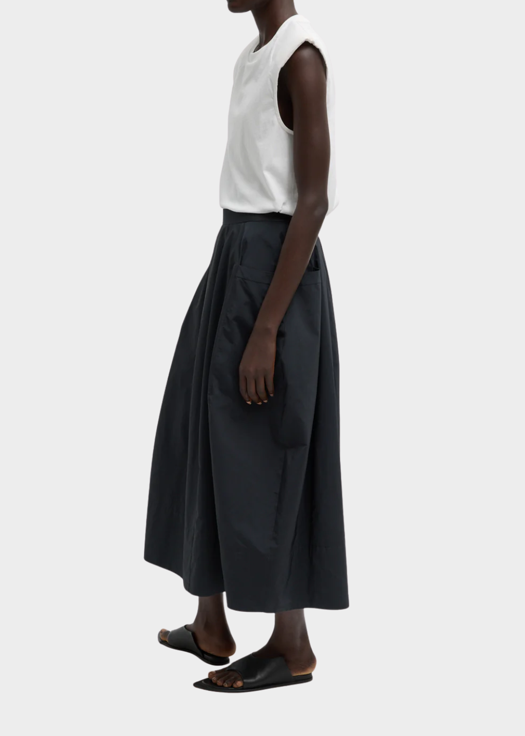 Tibi Nylon Lantern Skirt | Shop Tula