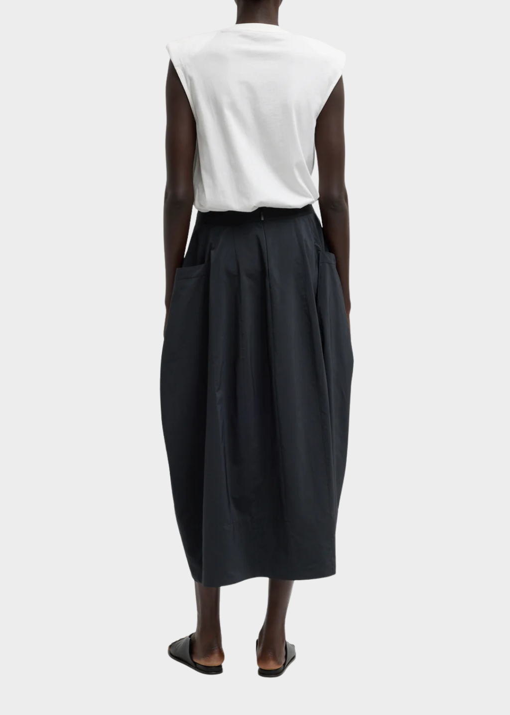 Tibi Nylon Lantern Skirt | Shop Tula