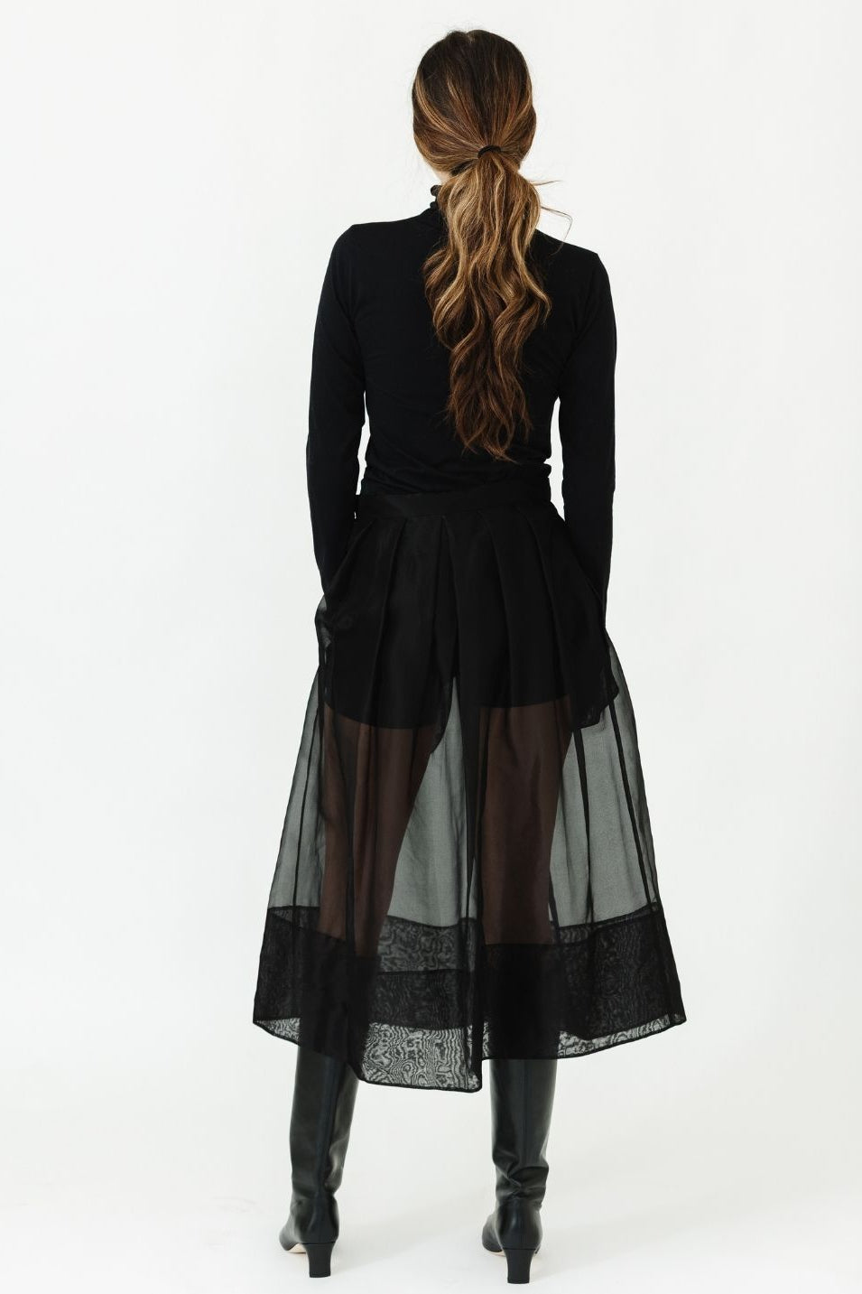 Tibi Organza Full Skirt Back | Shop Tula