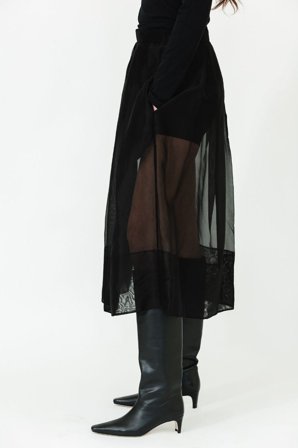 Tibi Organza Full Skirt Side | Shop Tula