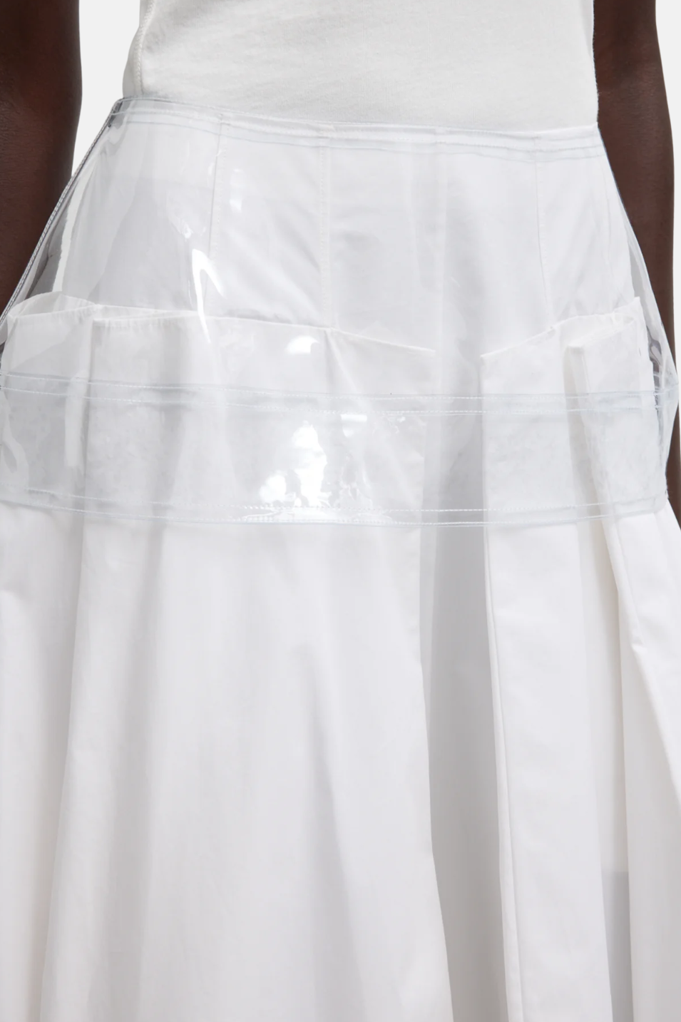 Tibi PVC Peplum Belt | Shop Tula