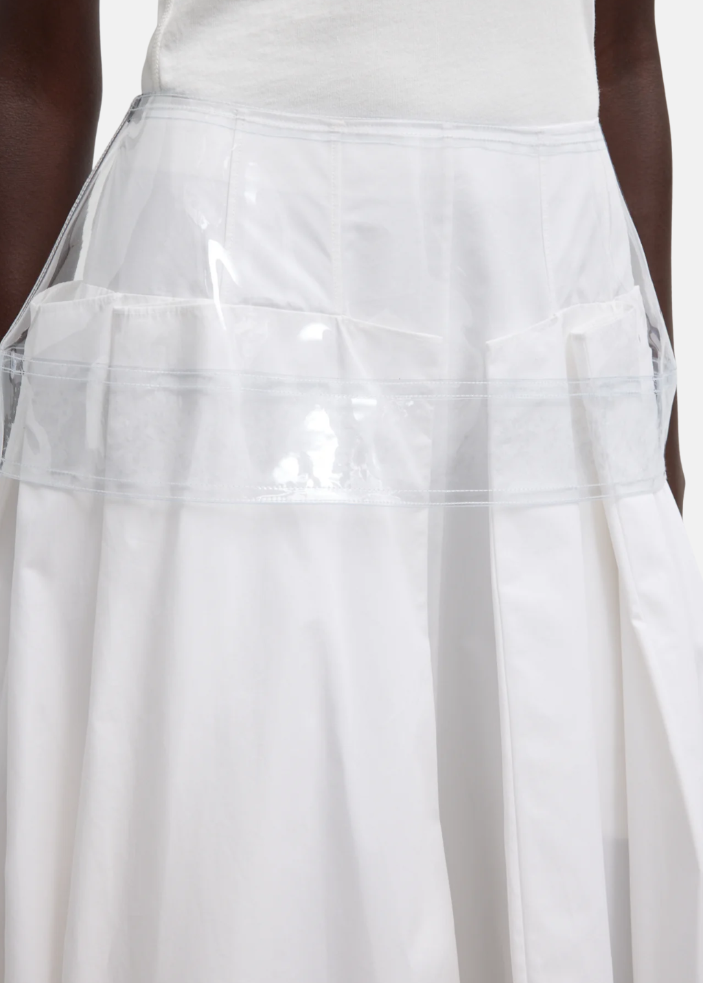 Tibi PVC Peplum Belt | Shop Tula