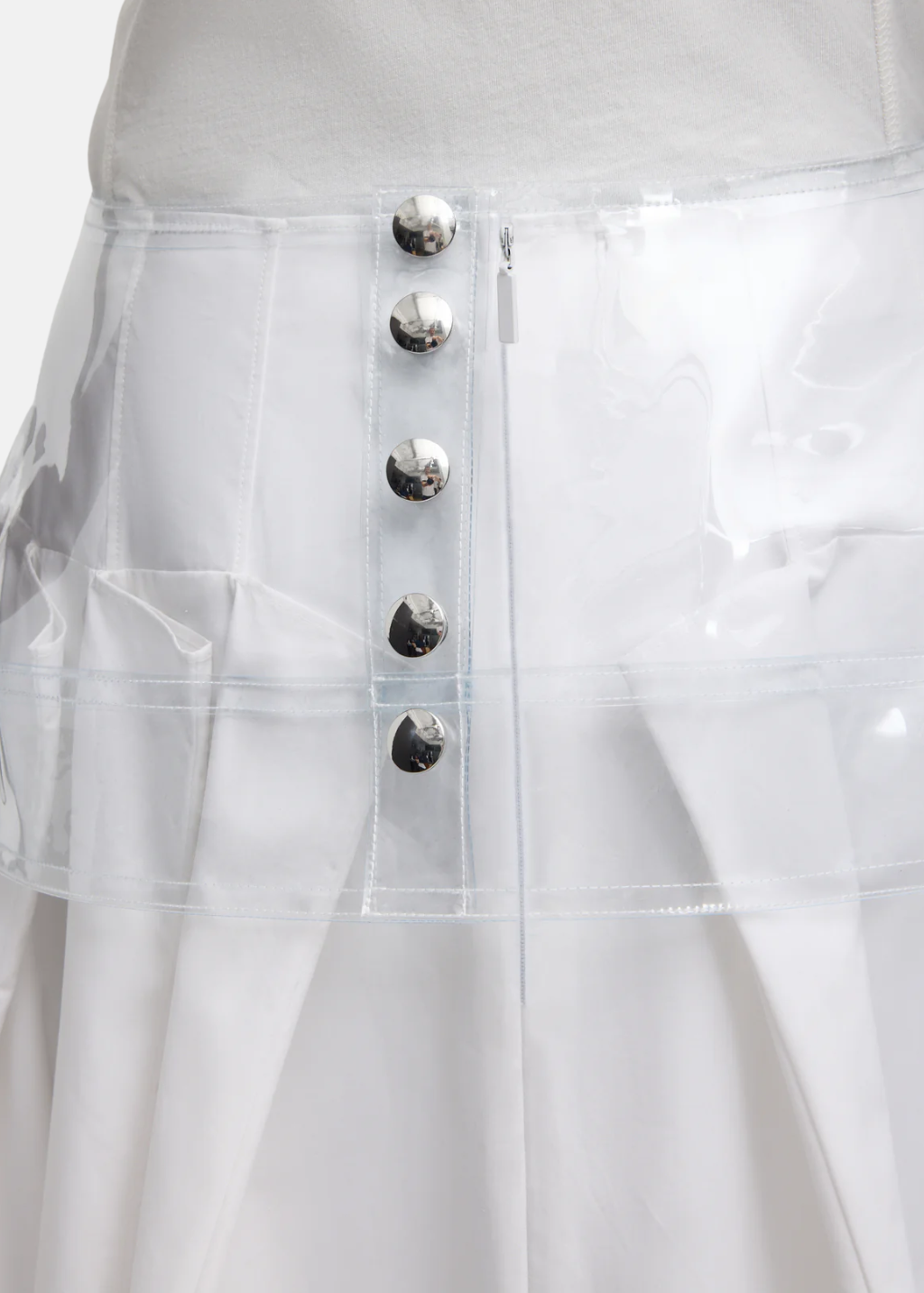 Tibi PVC Peplum Belt | Shop Tula