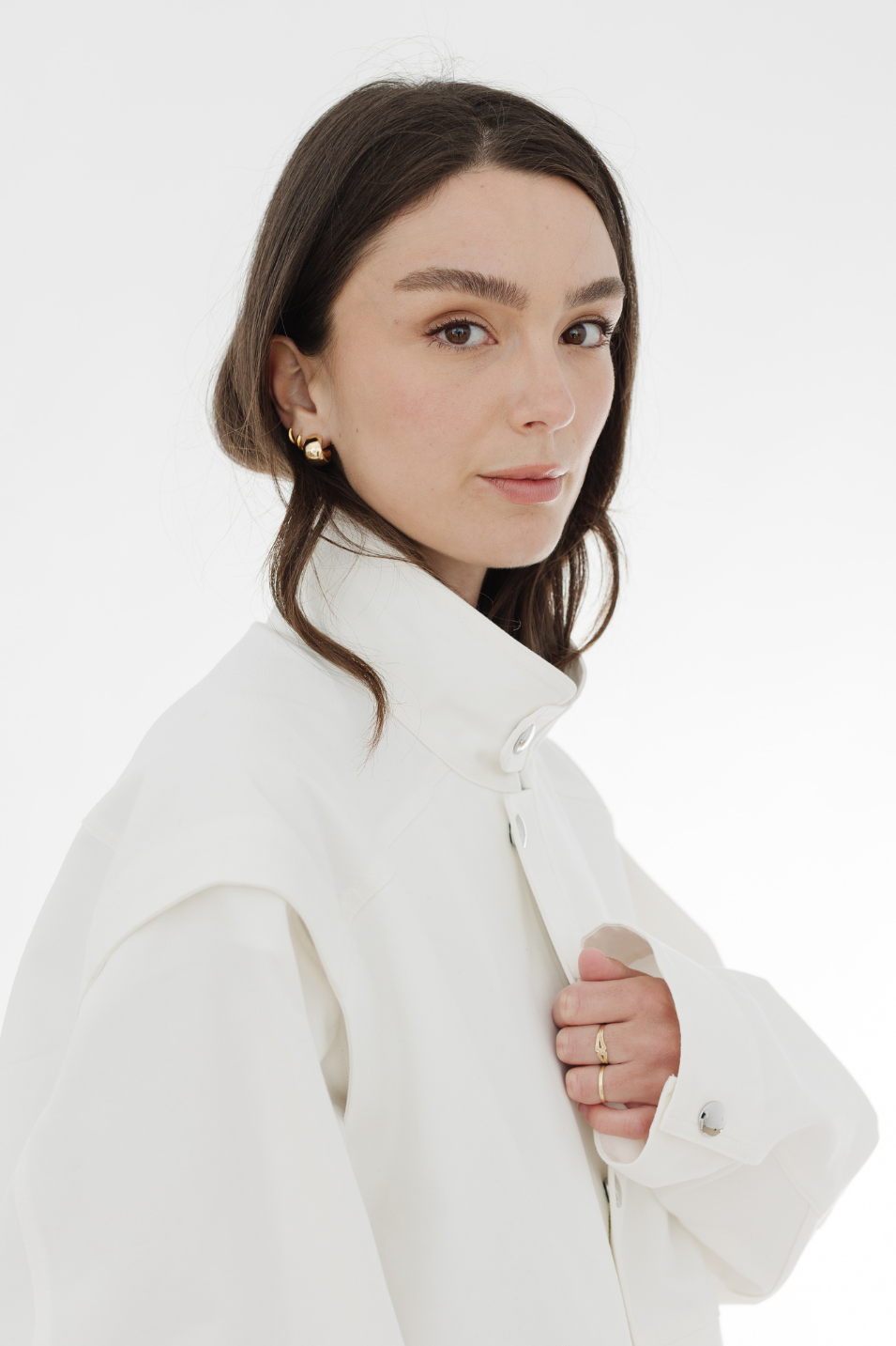 Tibi Patchwork Twill Slicker Jacket | Shop Tula