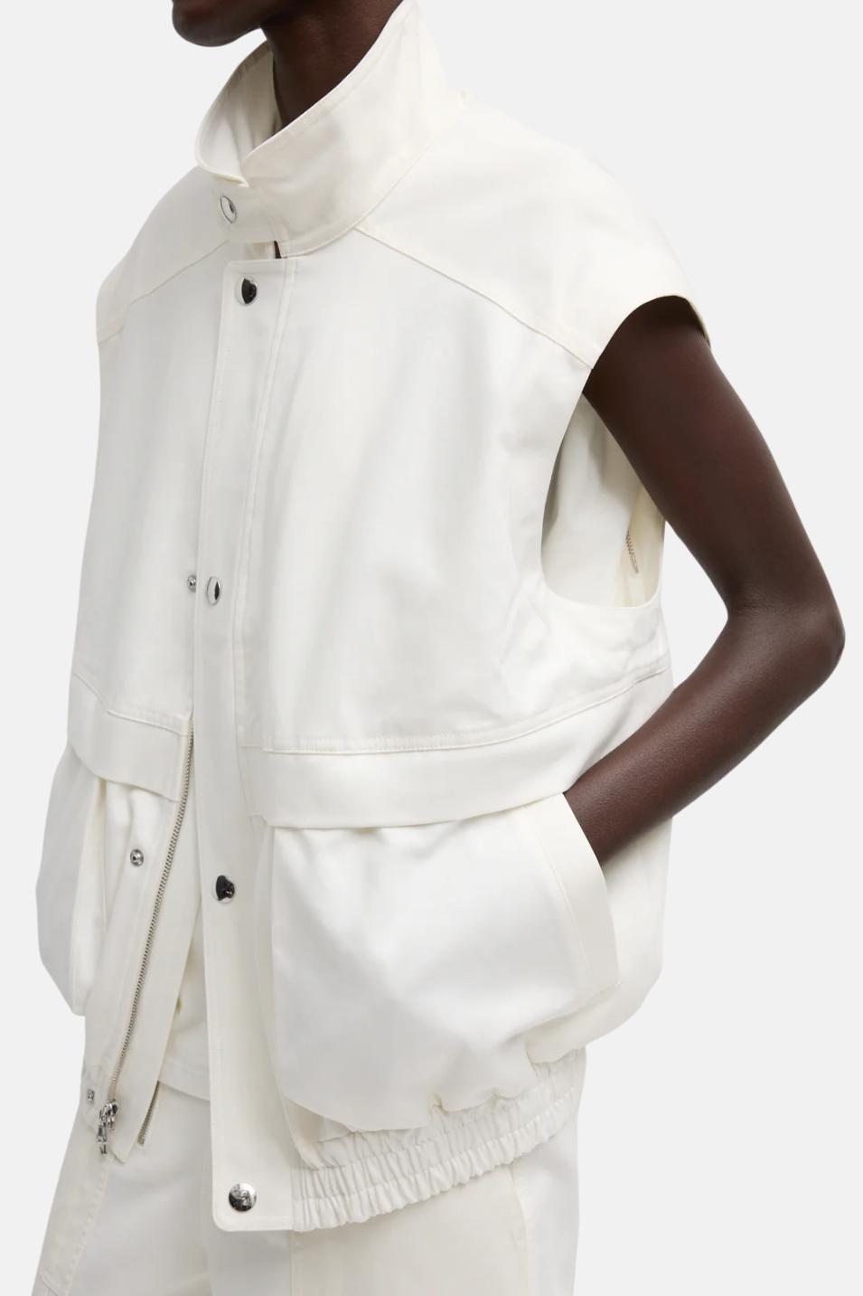 Tibi Patchwork Twill Slicker Jacket | Shop Tula