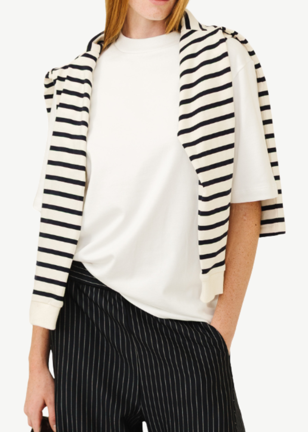 Tibi Perfect Unisex T in White | Shop Tula