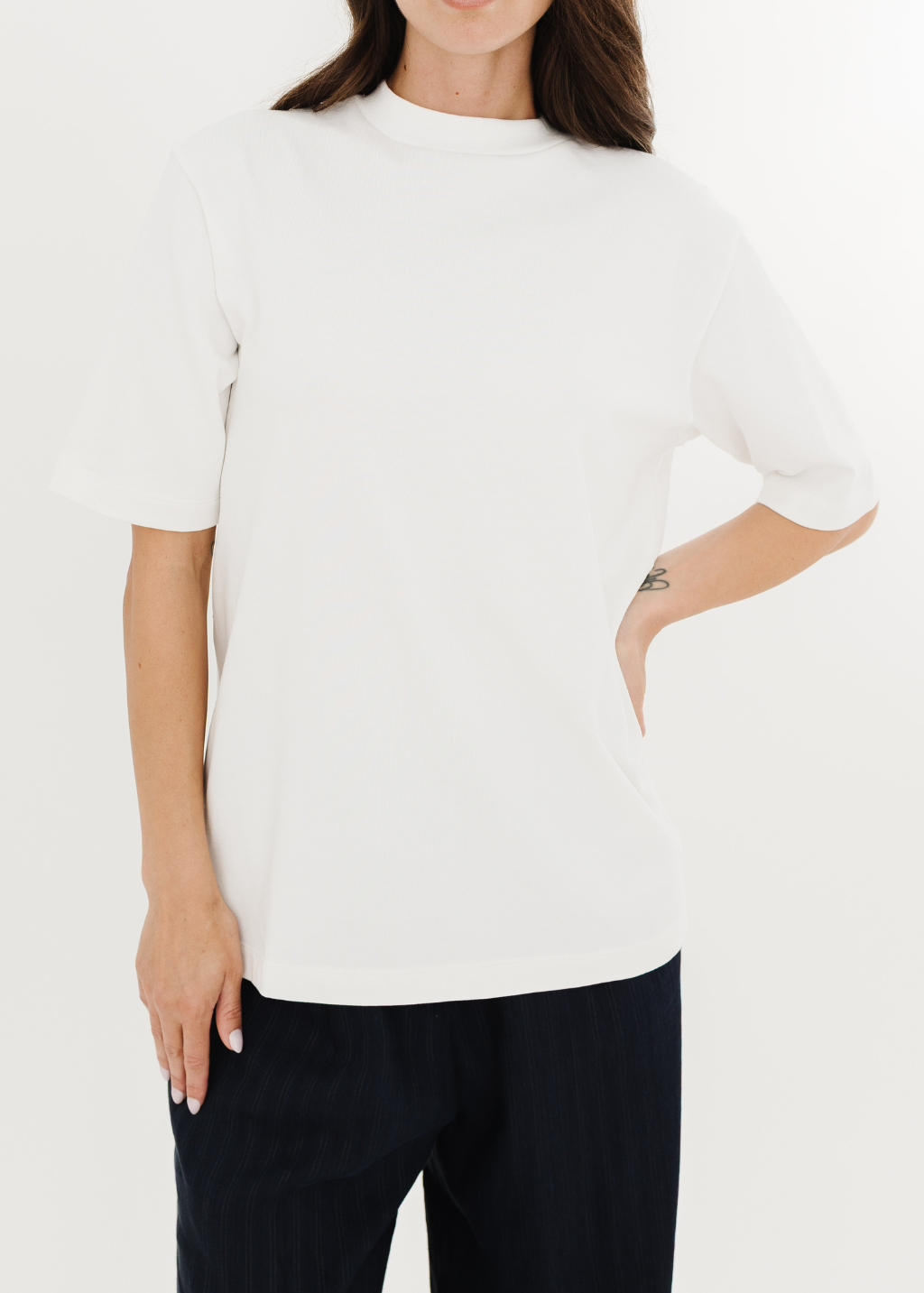 Tibi Perfect Unisex T in White | Shop Tula