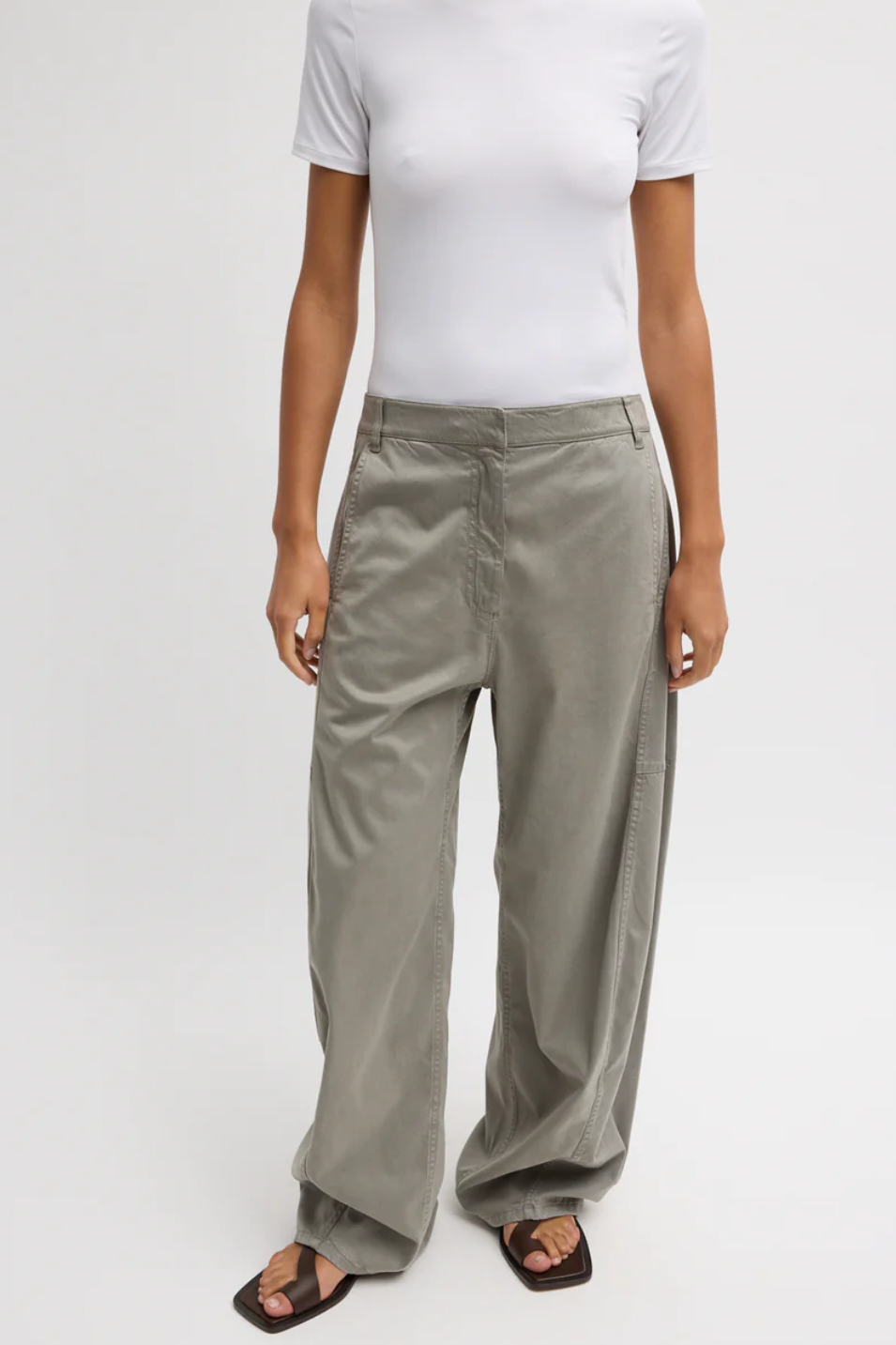 Tibi Reactive Stretch Twill Sid Pant | Shop Tula