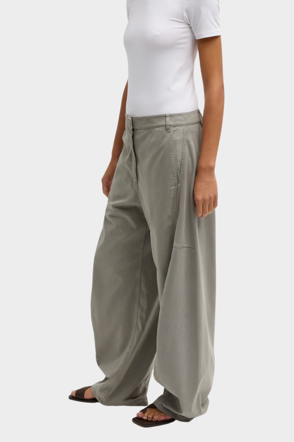 Tibi Reactive Stretch Twill Sid Pant | Shop Tula