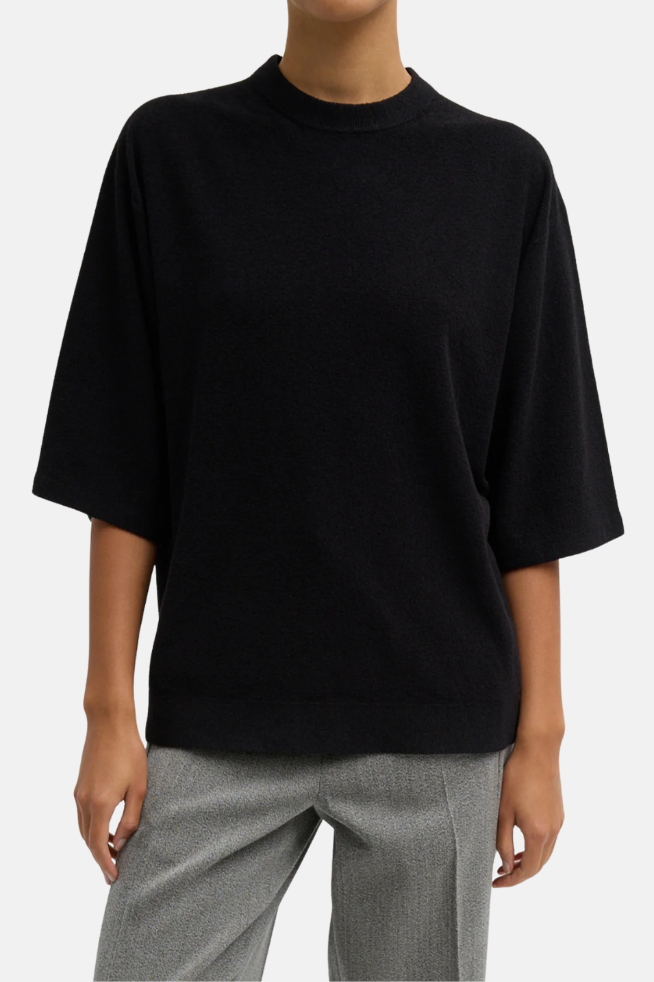 Tibi Sable Easy T in Black | Shop Tula
