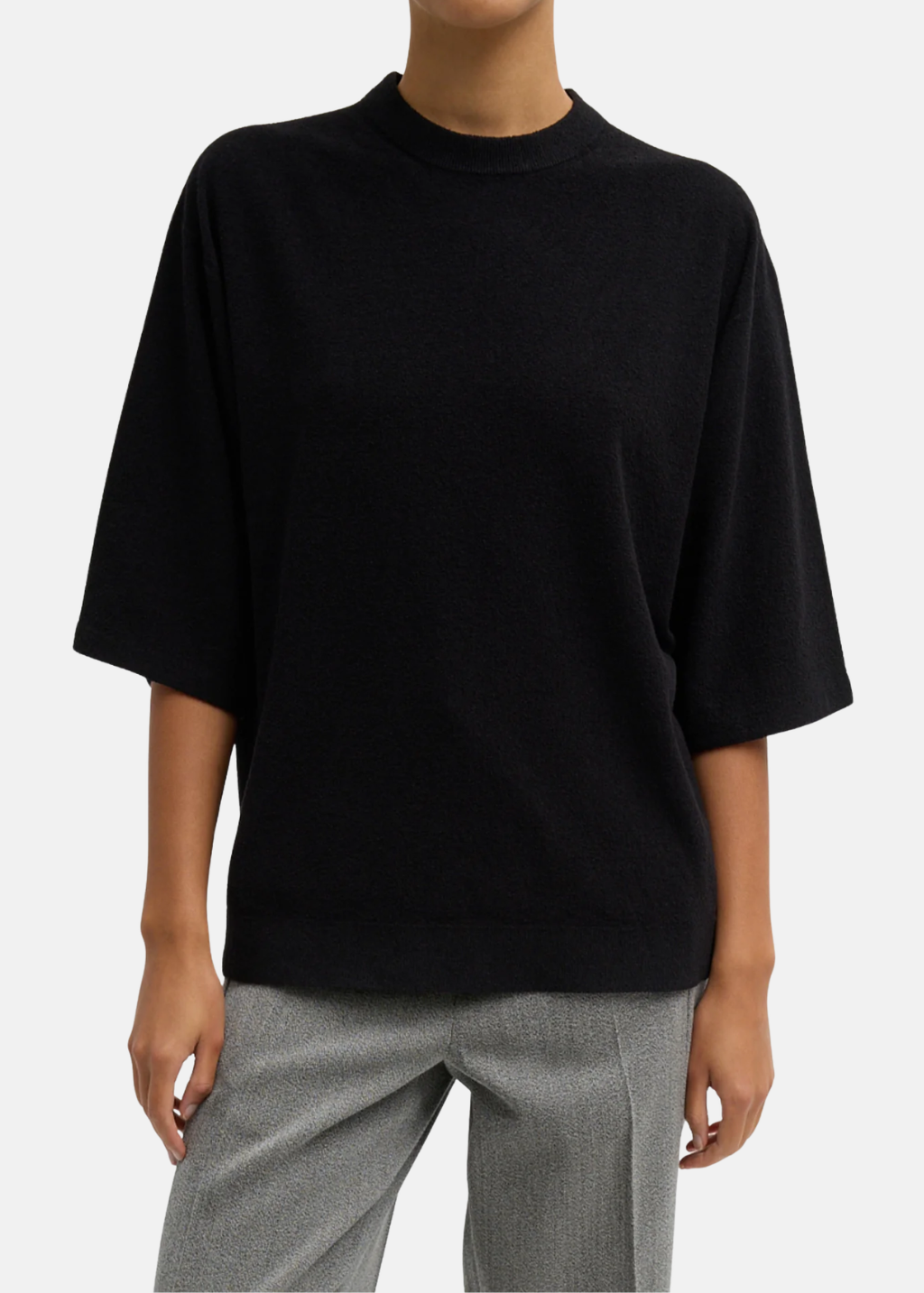 Tibi Sable Easy T in Black | Shop Tula