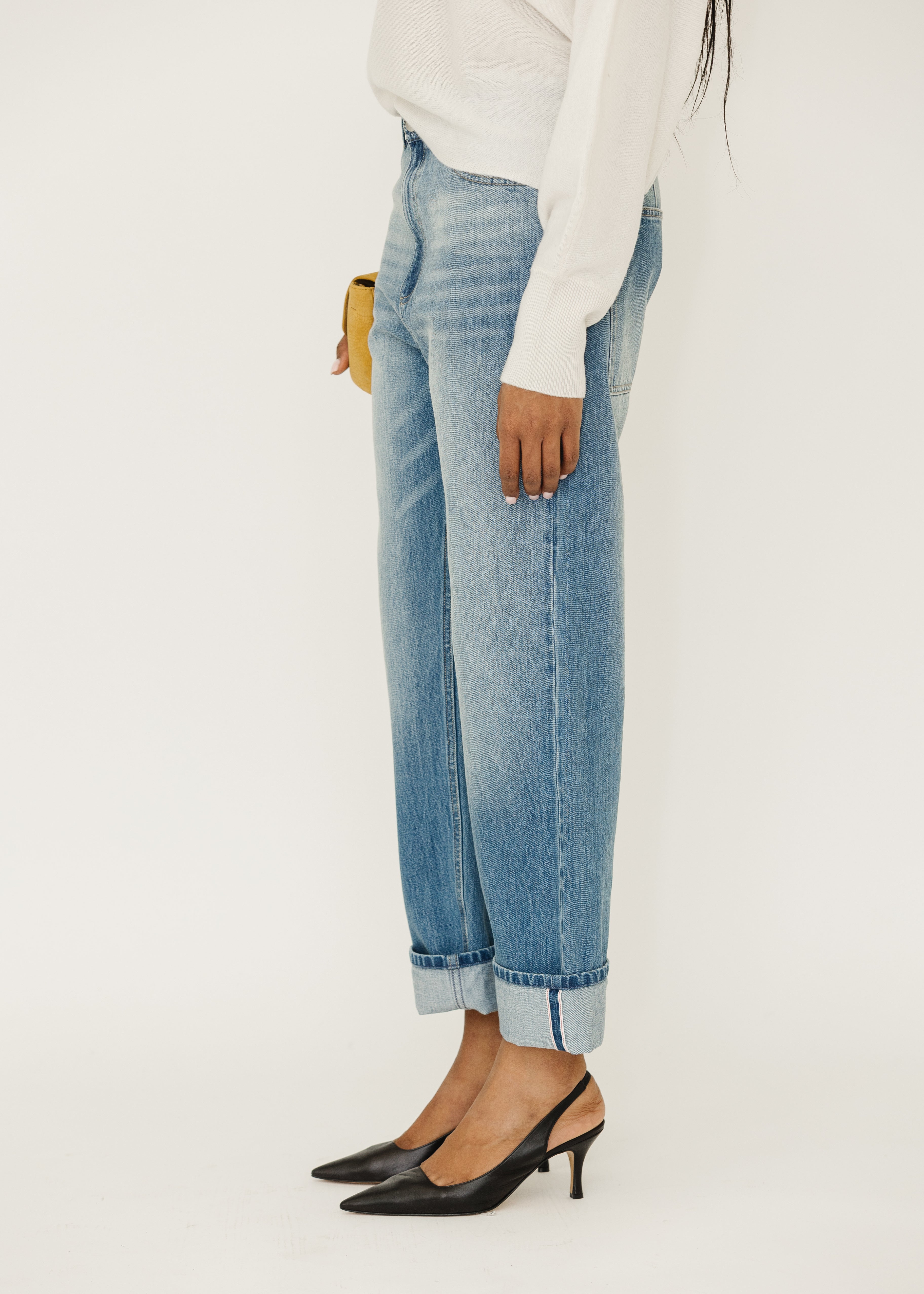 Tibi Selvedge Denim Alec Jean | Shop Tula