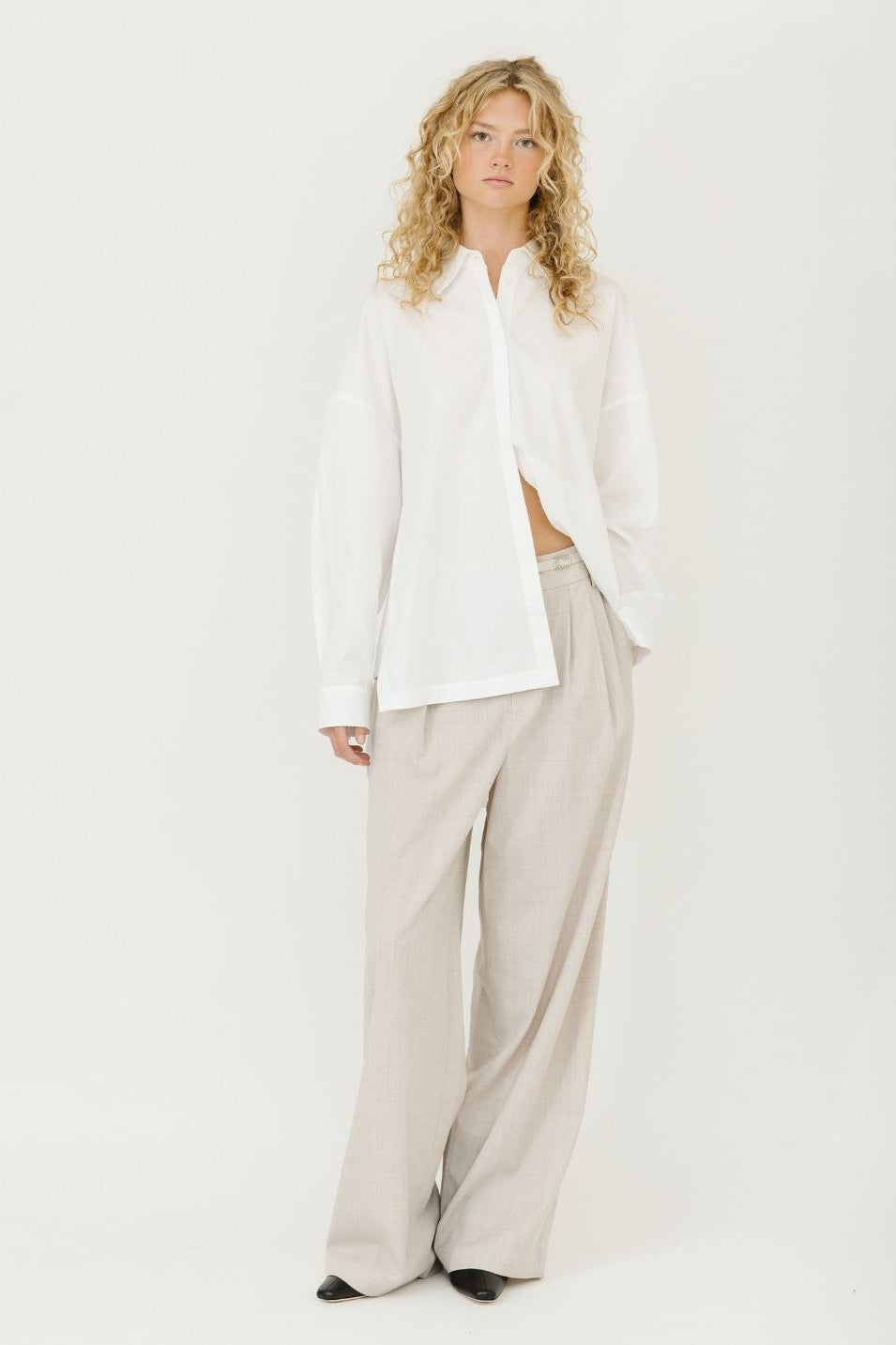 Tibi Shirting Gabe Oversized Shirt | Shop Tula