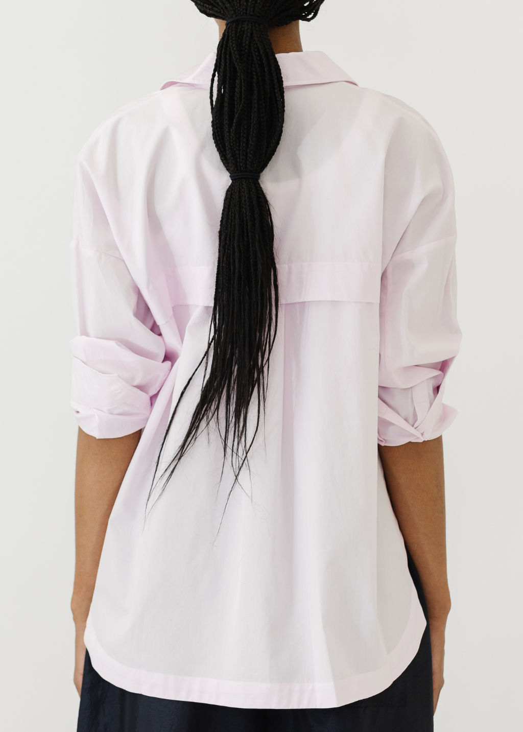 Tibi Shirting Gabe Oversized Shirt in Pink | Shop Tula