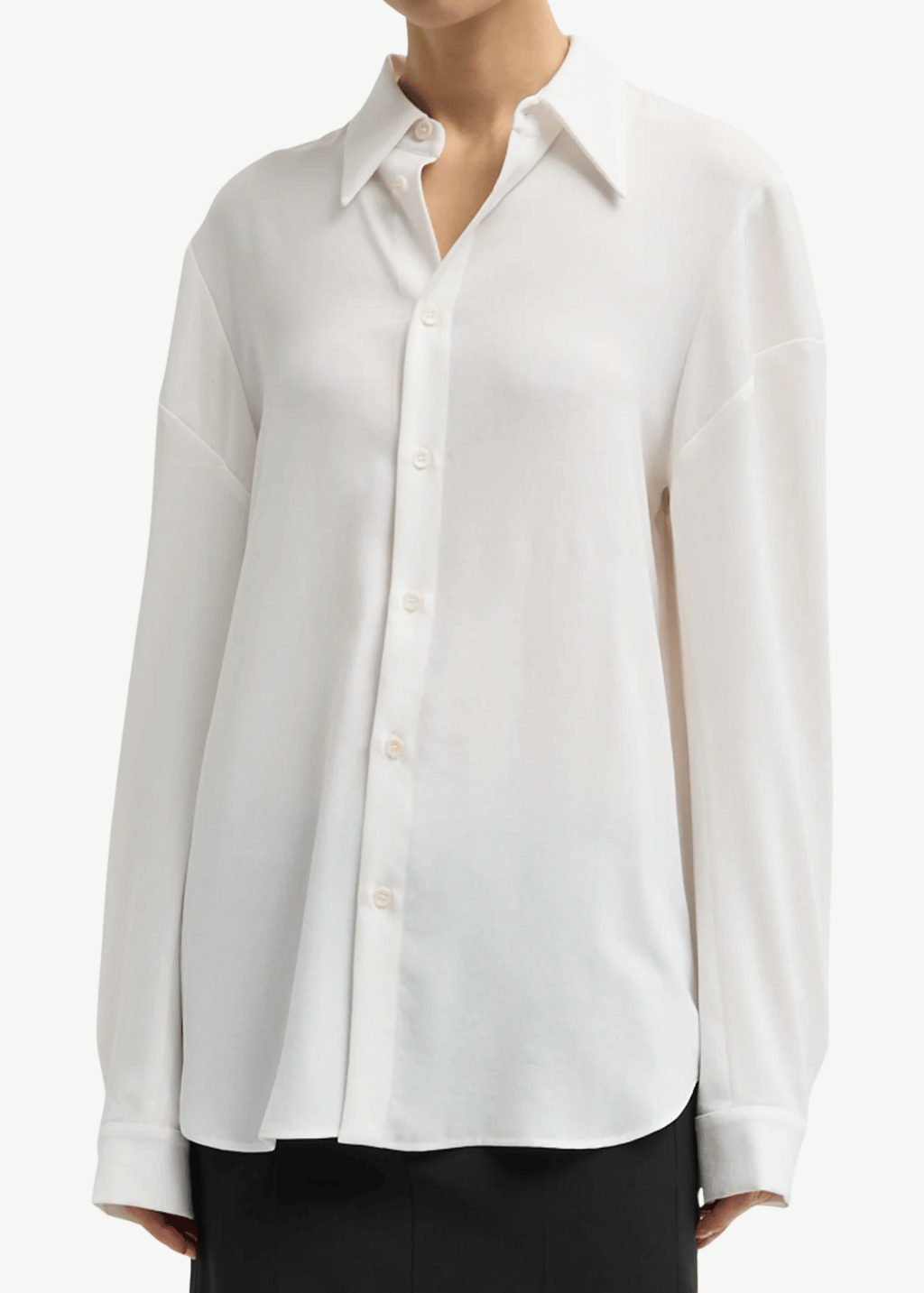Tibi Soft Drape Hinged Shirt | Shop Tula