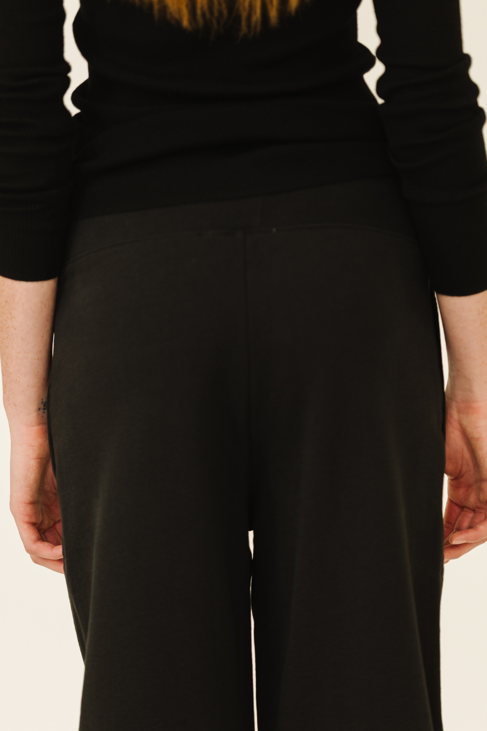 Tibi Sweatshirt Program Calder Sweatpant in Black | Shop Tula