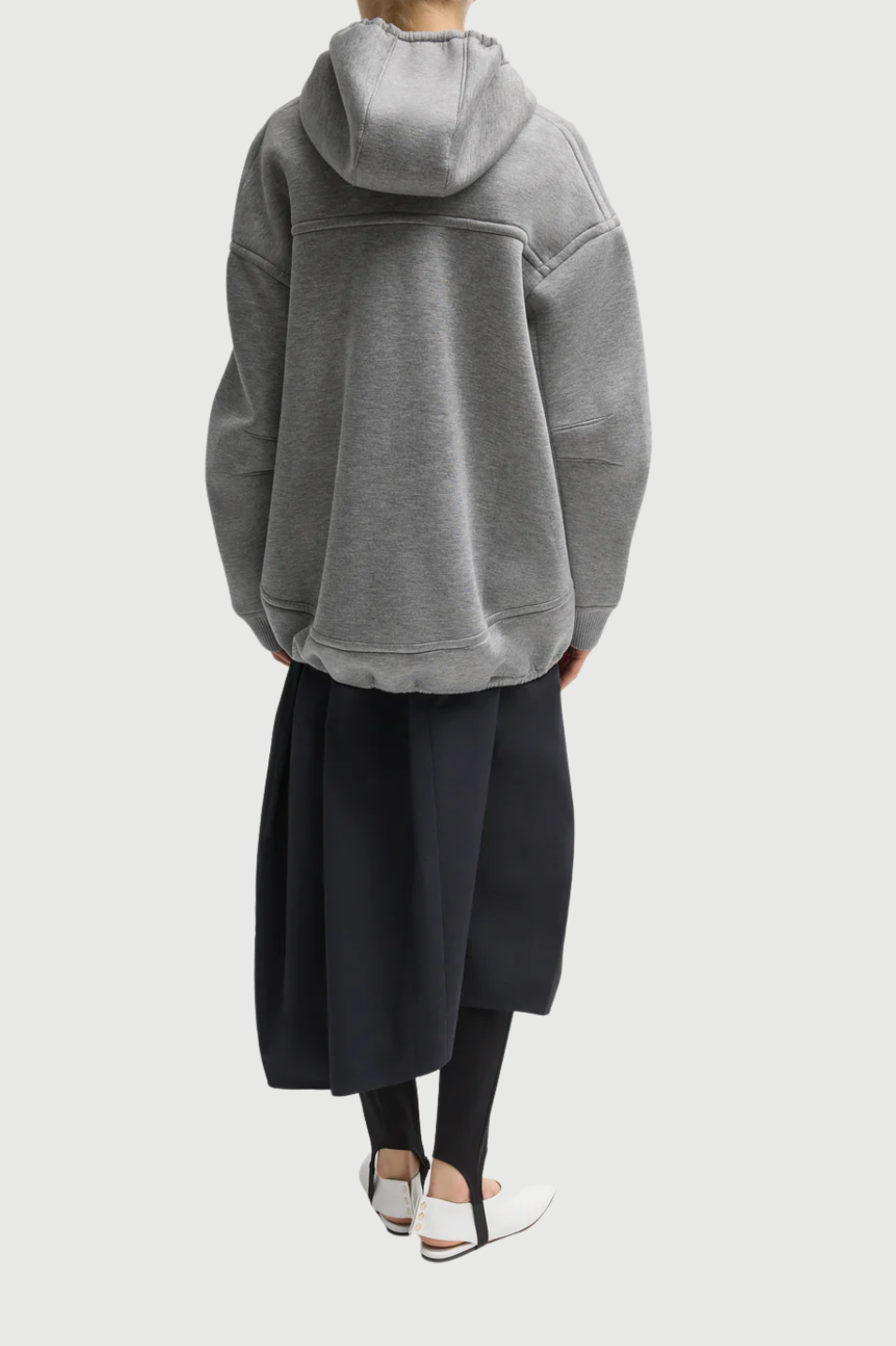 Tibi Techy Viscos Zip Up Hoodie | Shop Tula