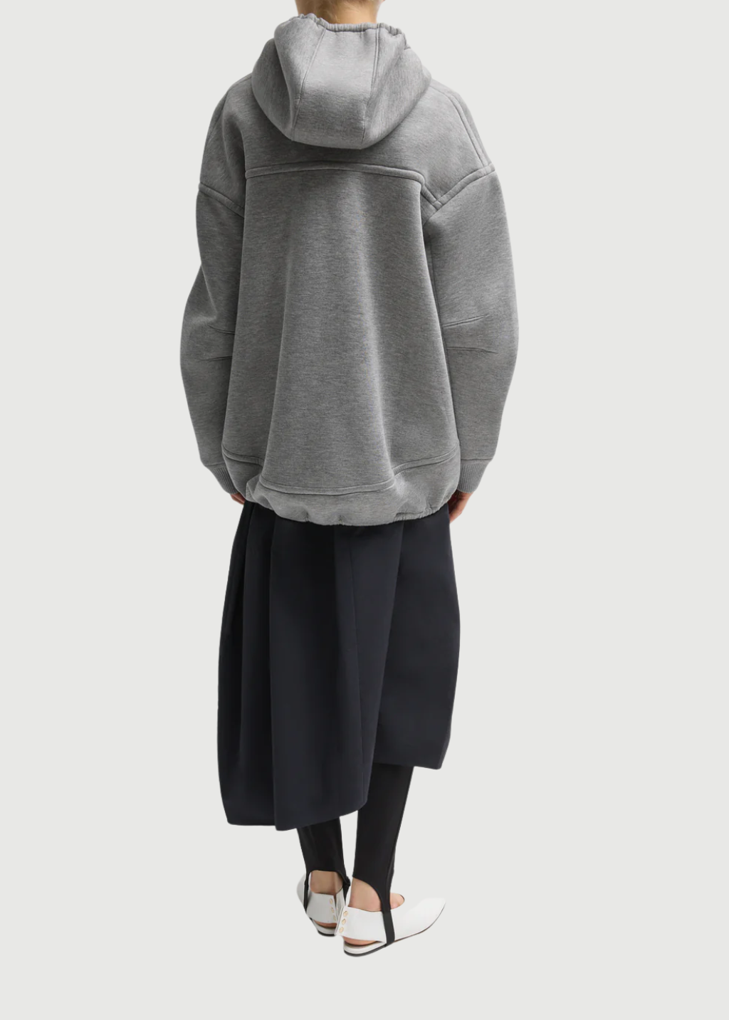 Tibi Techy Viscos Zip Up Hoodie | Shop Tula