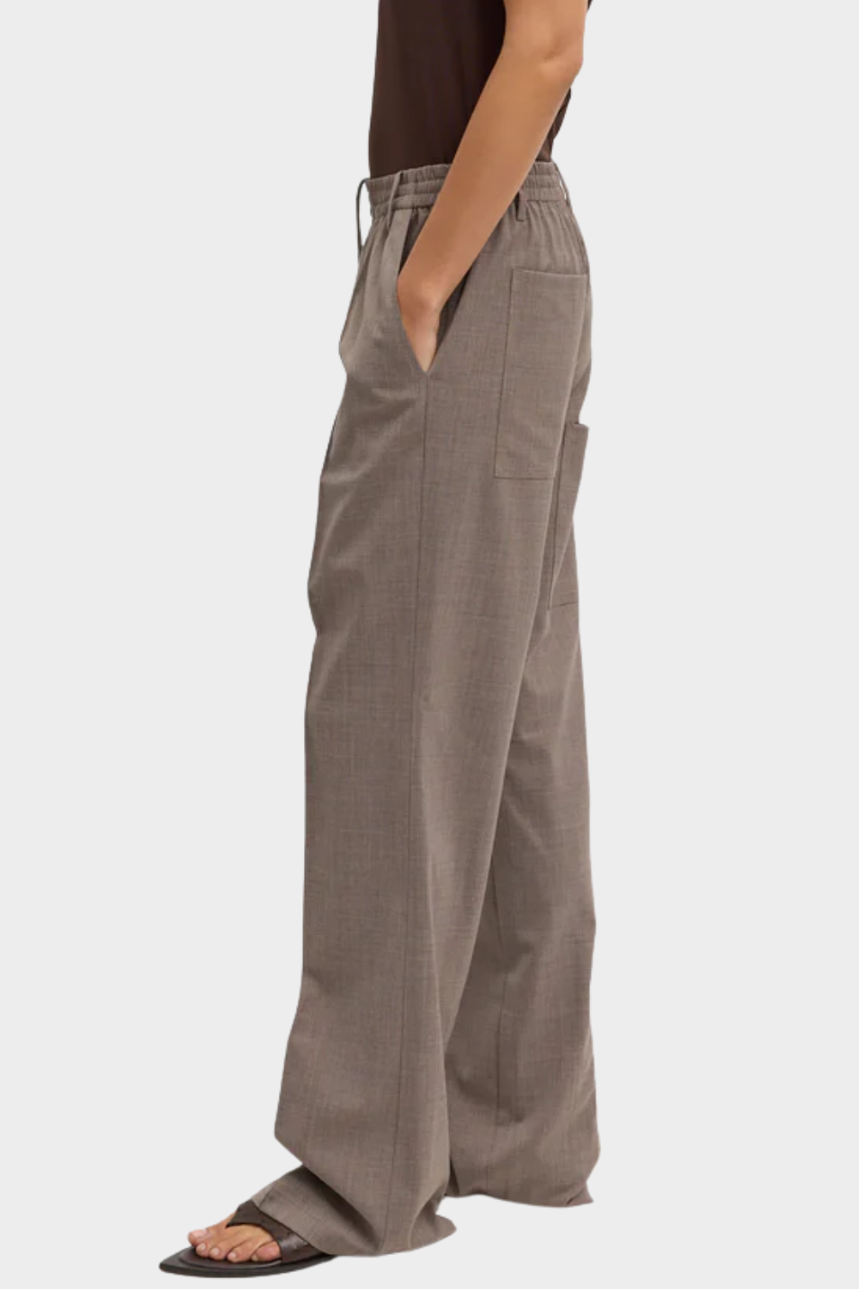 Tibi Tropical Wool Scottie Jogger | Shop Tula
