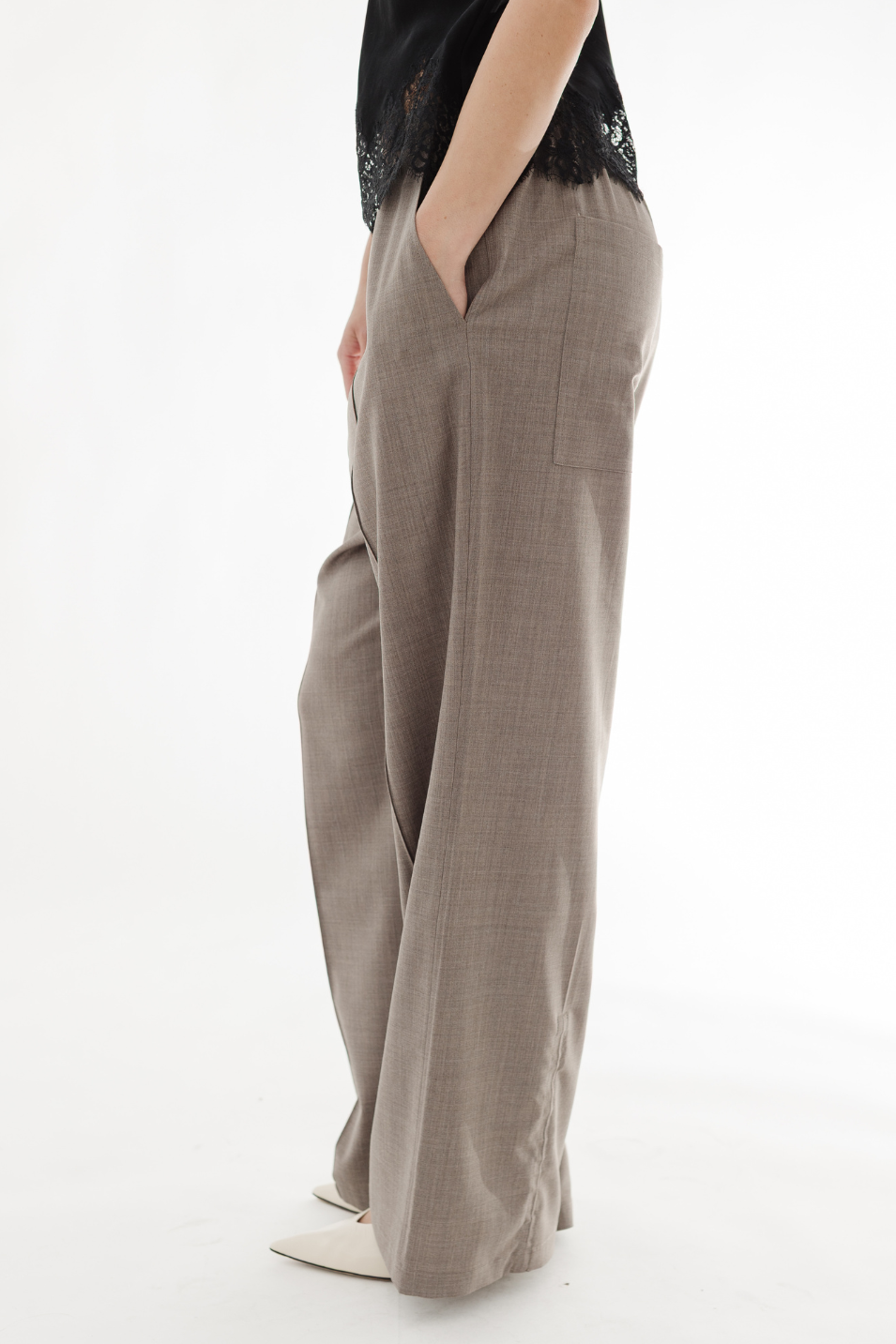 Tibi Tropical Wool Scottie Jogger | Shop Tula