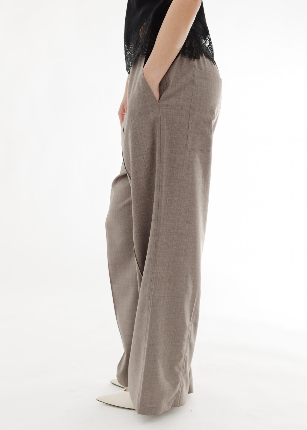 Tibi Tropical Wool Scottie Jogger | Shop Tula