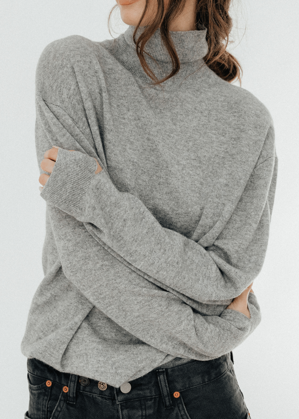 Tibi Washable Cashmere T-neck Sweater | Shop Tula