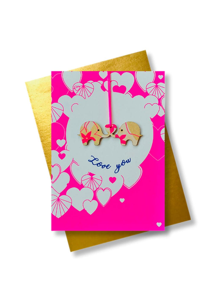 Pink Stories Love You Greeting Card | Tula's Online Boutique
