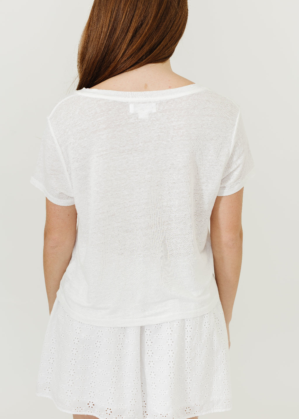 Velvet Amber Tee in White | Shop Tula