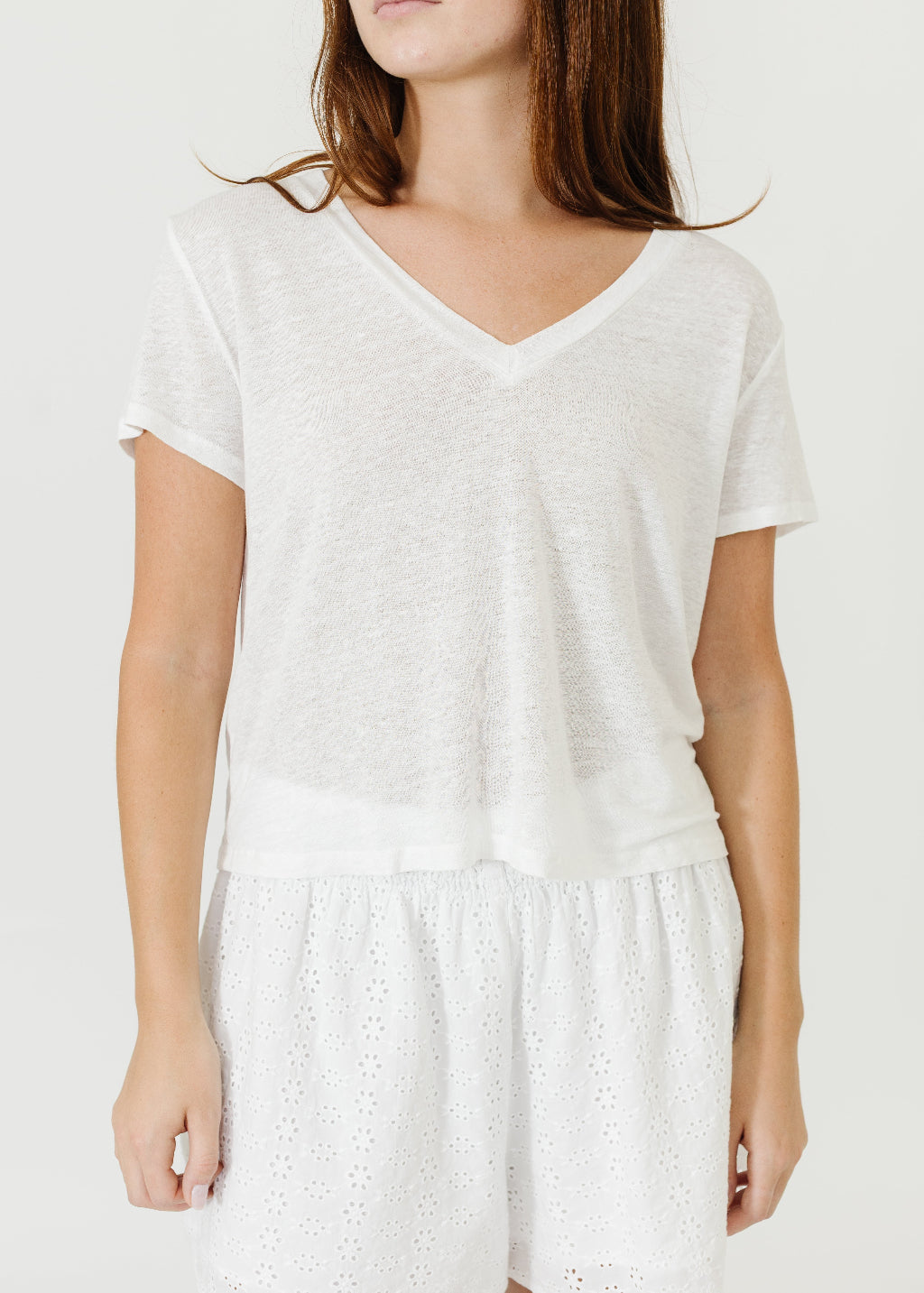 Velvet Amber Tee in White | Shop Tula