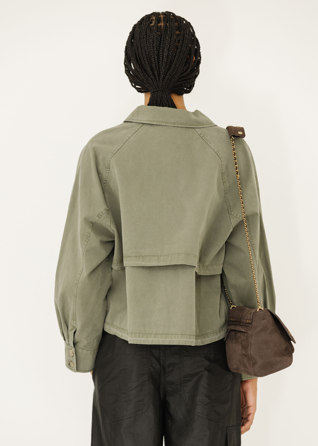 Velvet Carrington Jacket in Axe | Shop Tula