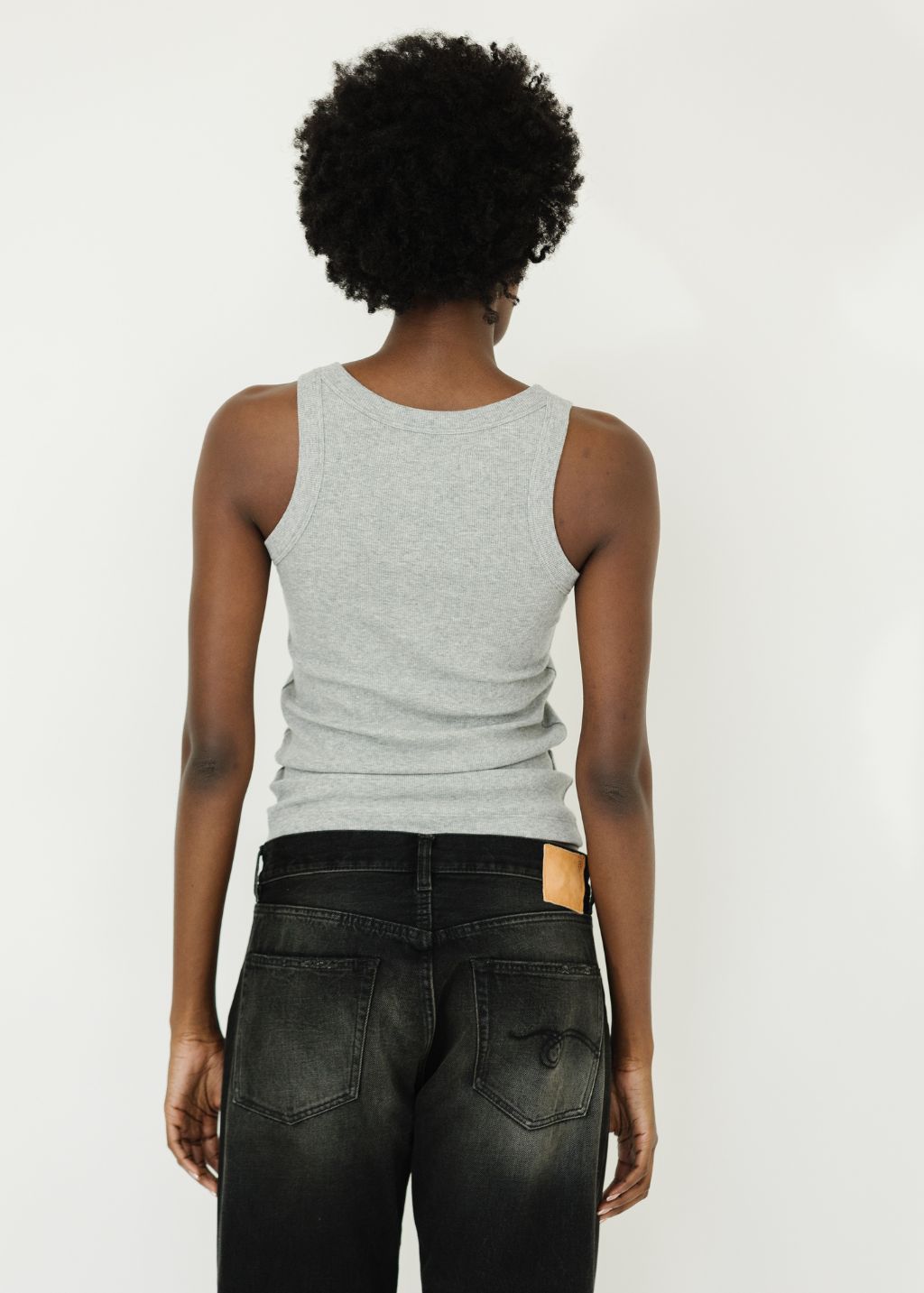 Velvet Cruz Crew Tank in Heather Grey | Shop Tula