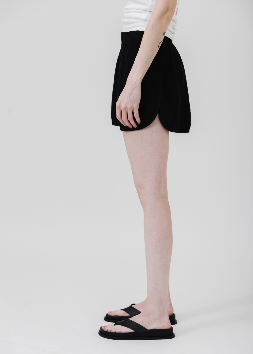 Velvet Jaden Short in Black | Shop Tula