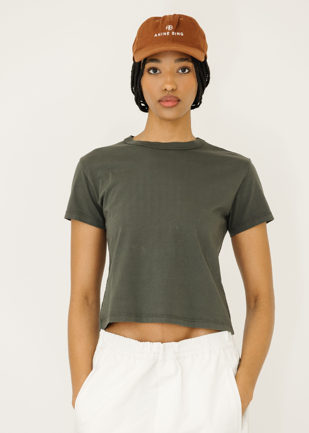 Velvet Leigh Top in Olive | Shop Tula
